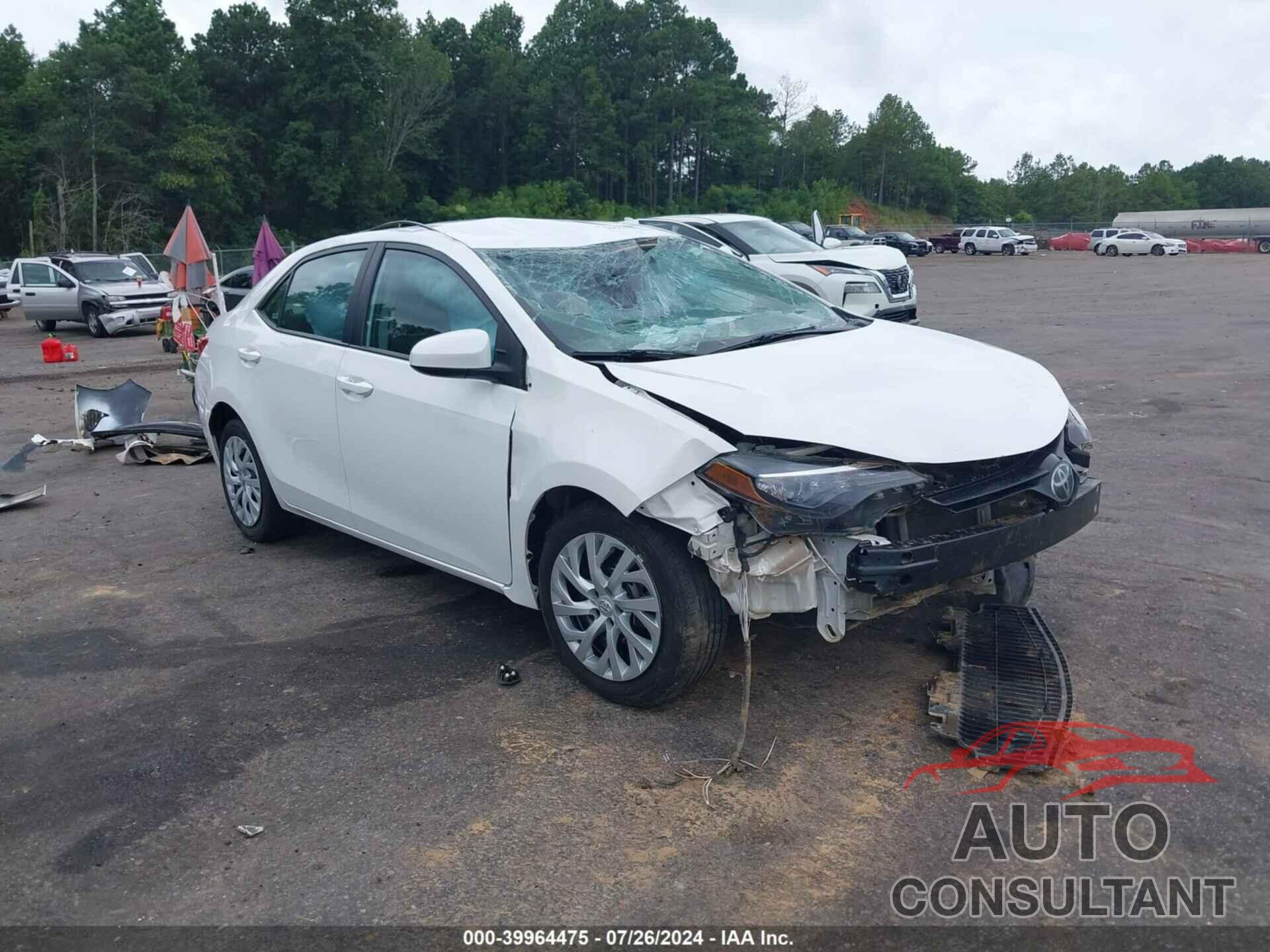 TOYOTA COROLLA 2019 - 5YFBURHE4KP886737