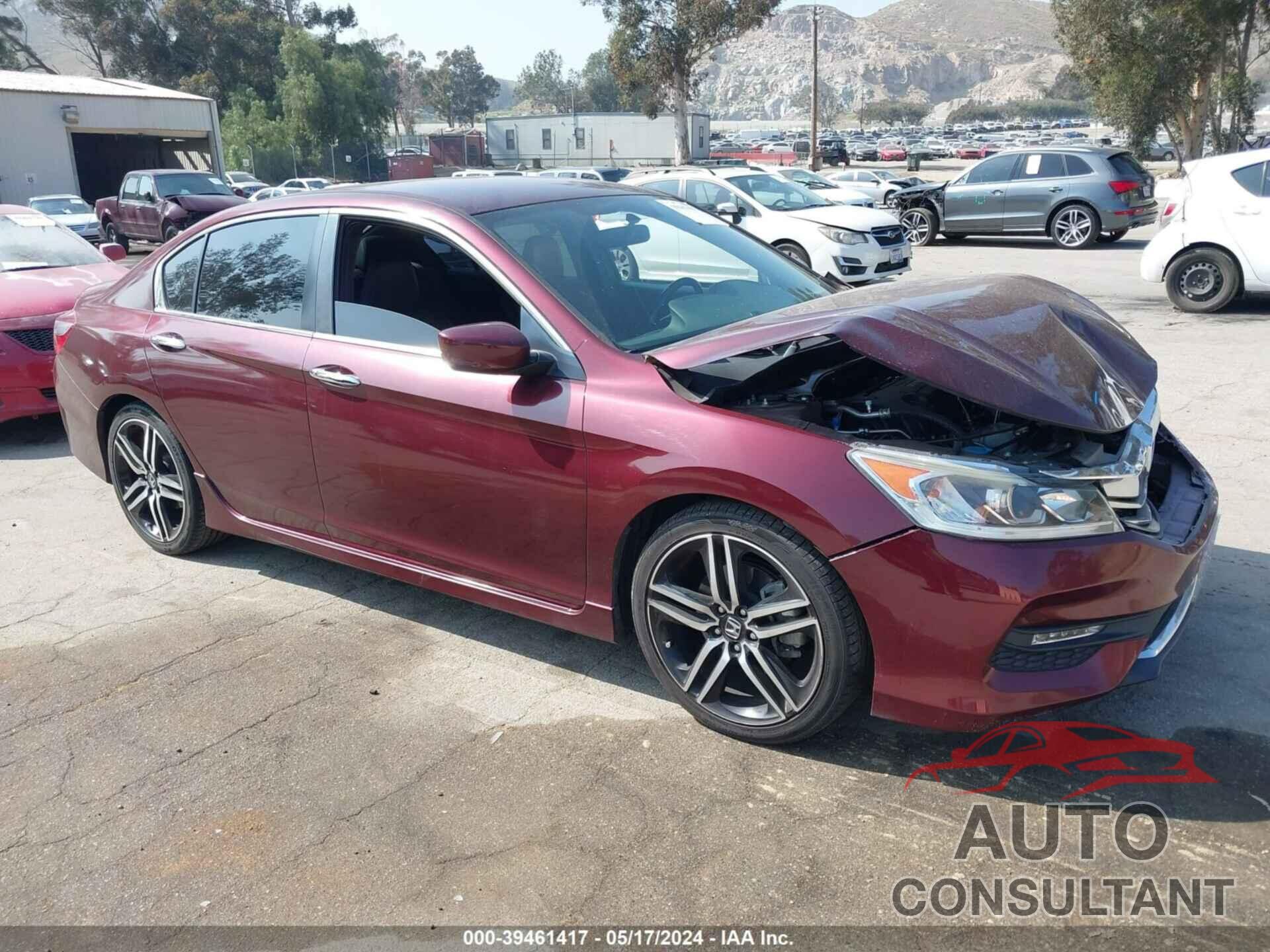 HONDA ACCORD 2016 - 1HGCR2F52GA227066