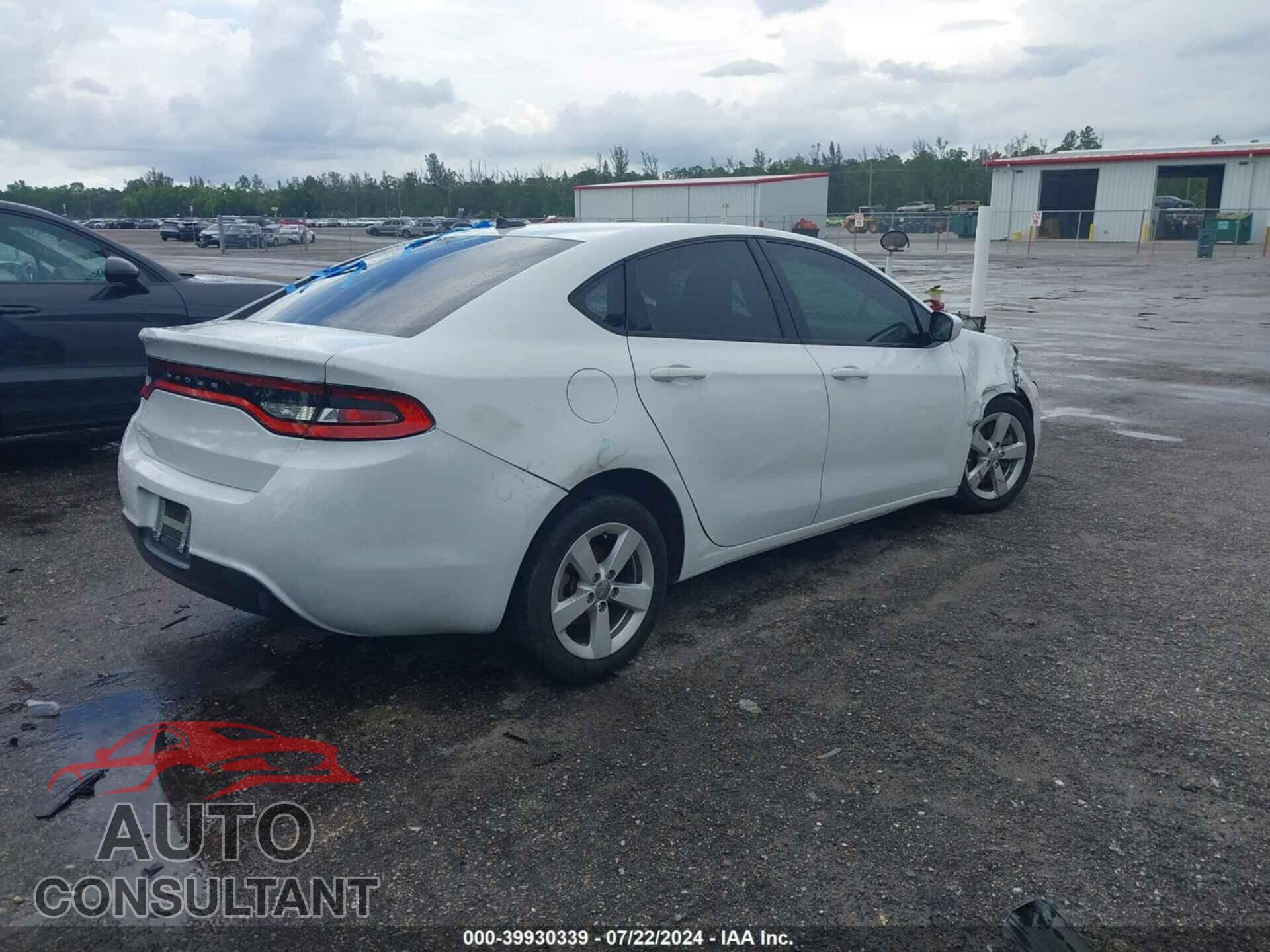 DODGE DART 2016 - 1C3CDFBB5GD613662