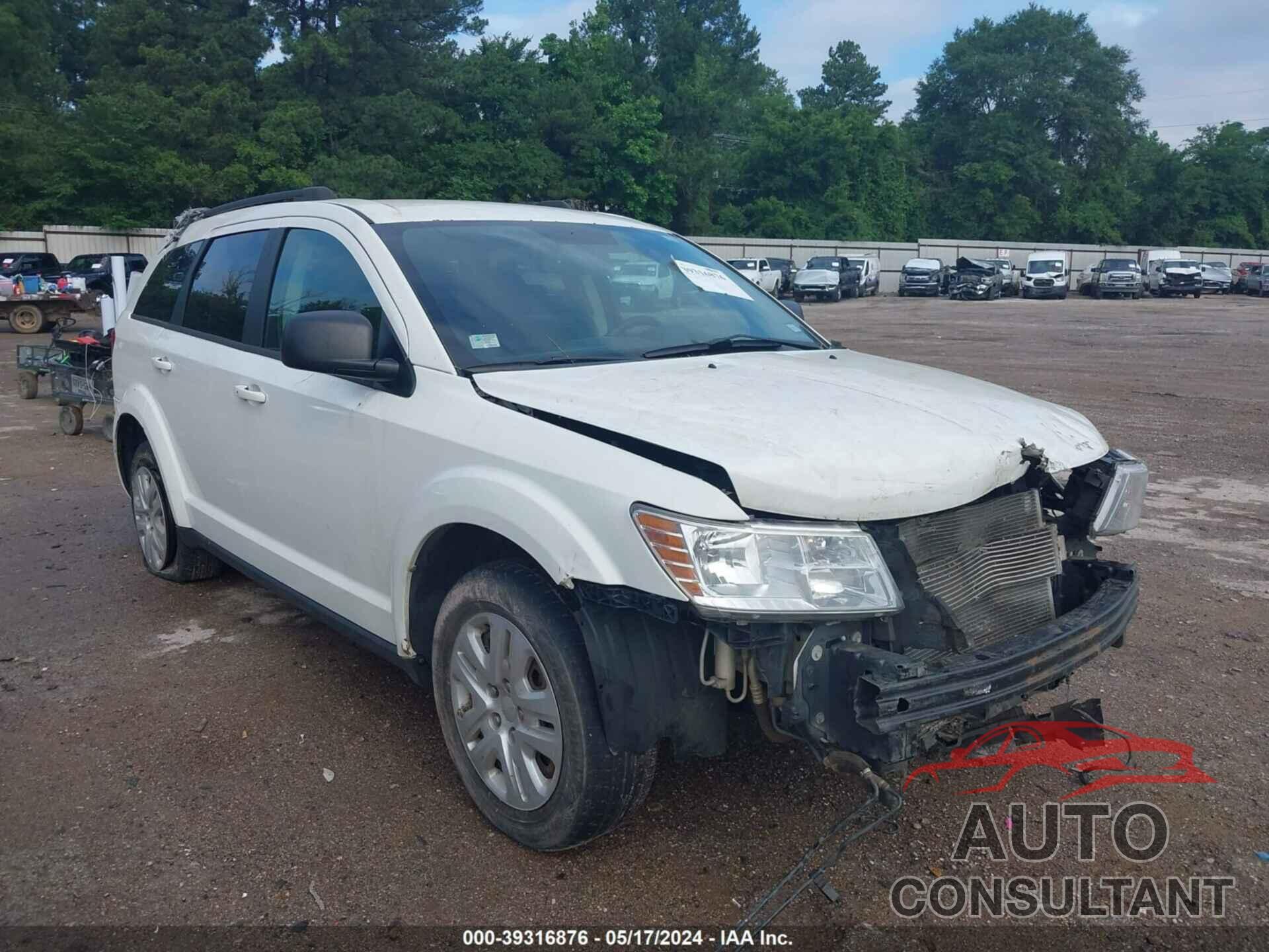 DODGE JOURNEY 2017 - 3C4PDCAB0HT539267