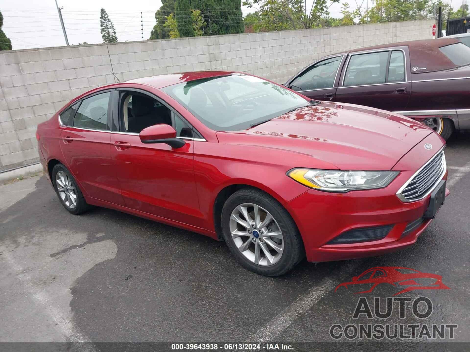 FORD FUSION 2017 - 3FA6P0HDXHR252773