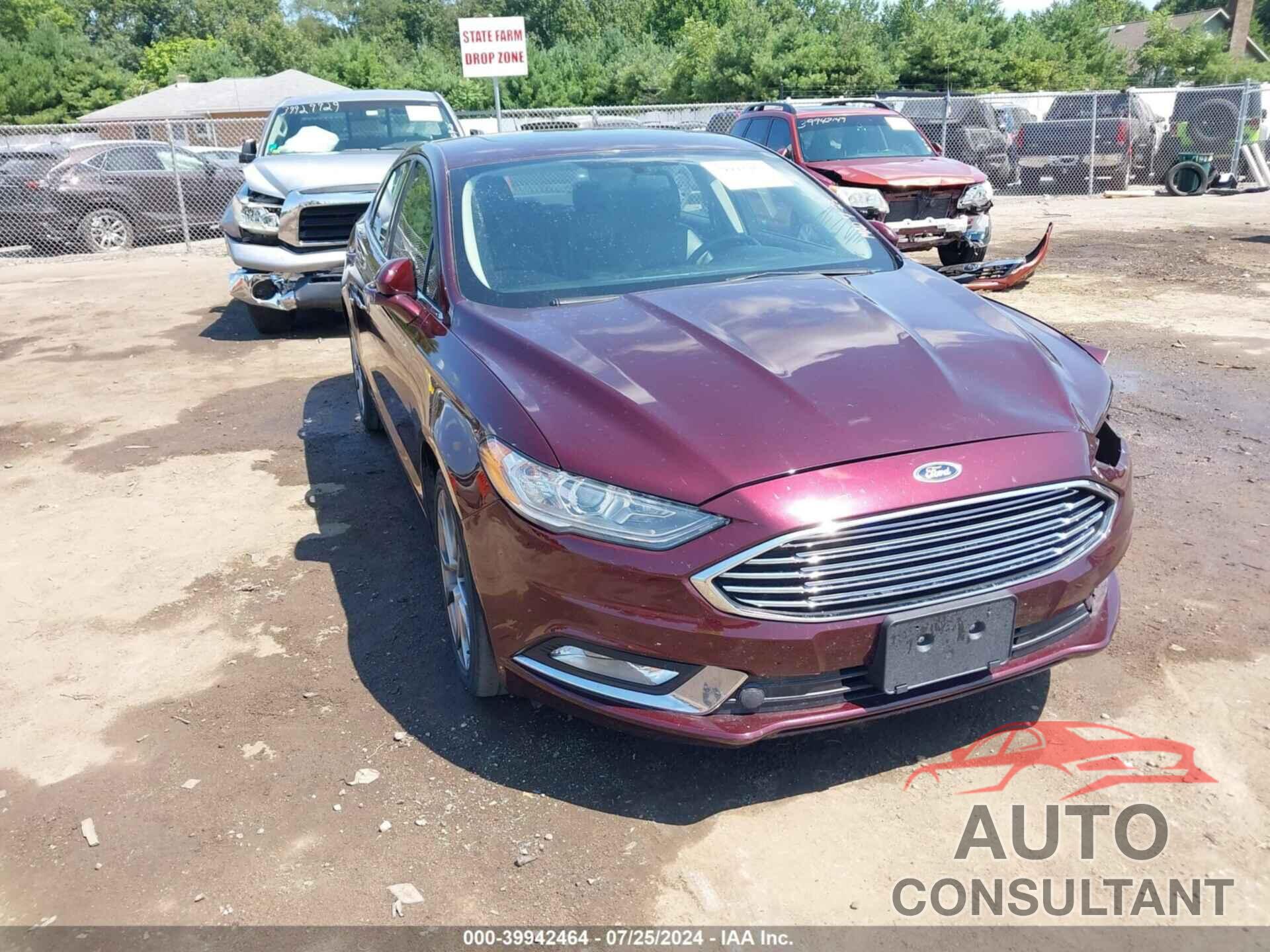 FORD FUSION 2017 - 3FA6P0H73HR394232