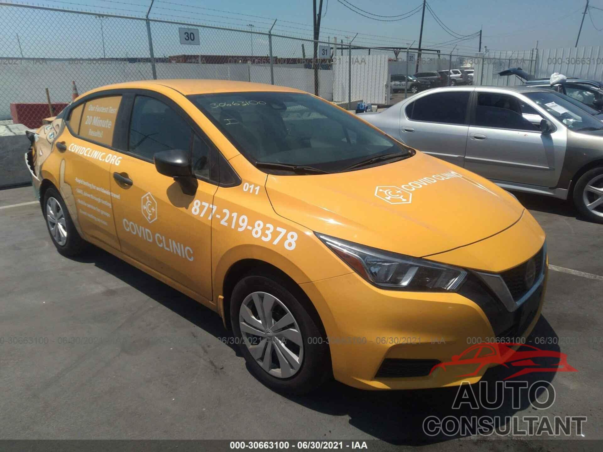NISSAN VERSA 2020 - 3N1CN8DV3LL904437