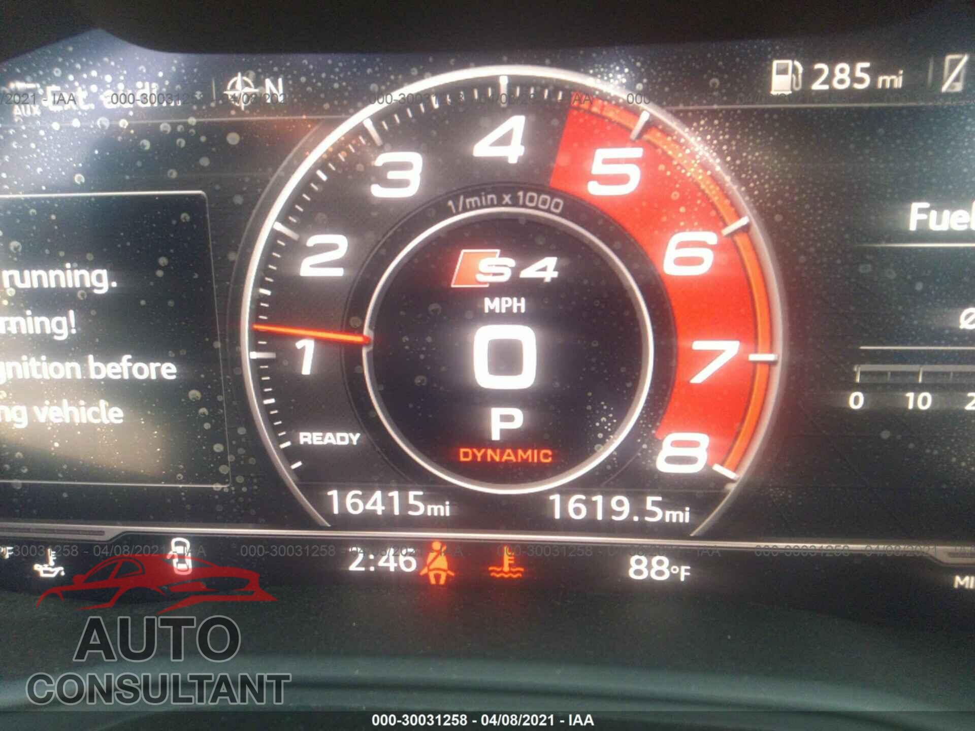 AUDI S4 2018 - WAUB4AF44JA002744