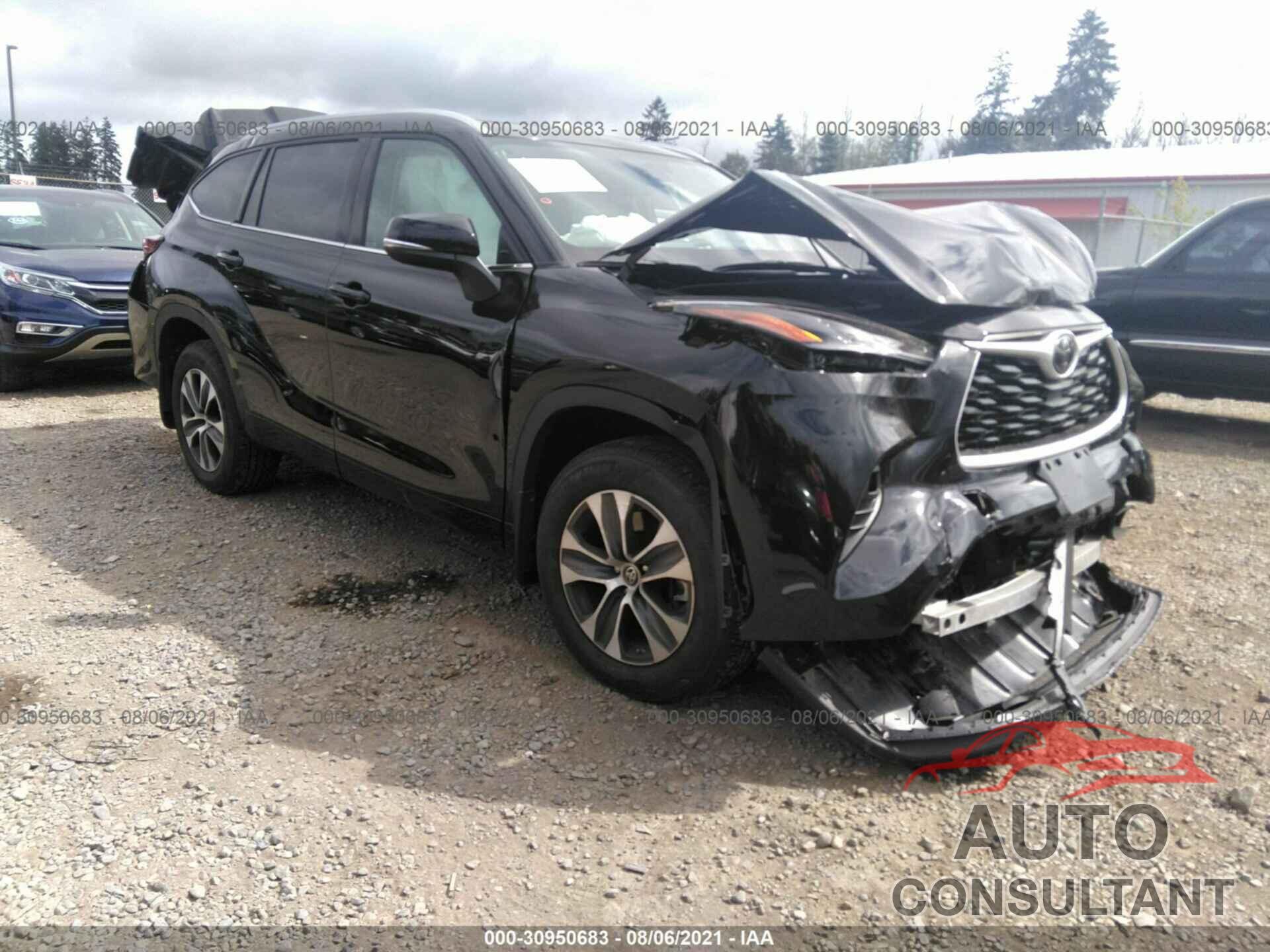 TOYOTA HIGHLANDER 2021 - 5TDGZRBH5MS083343