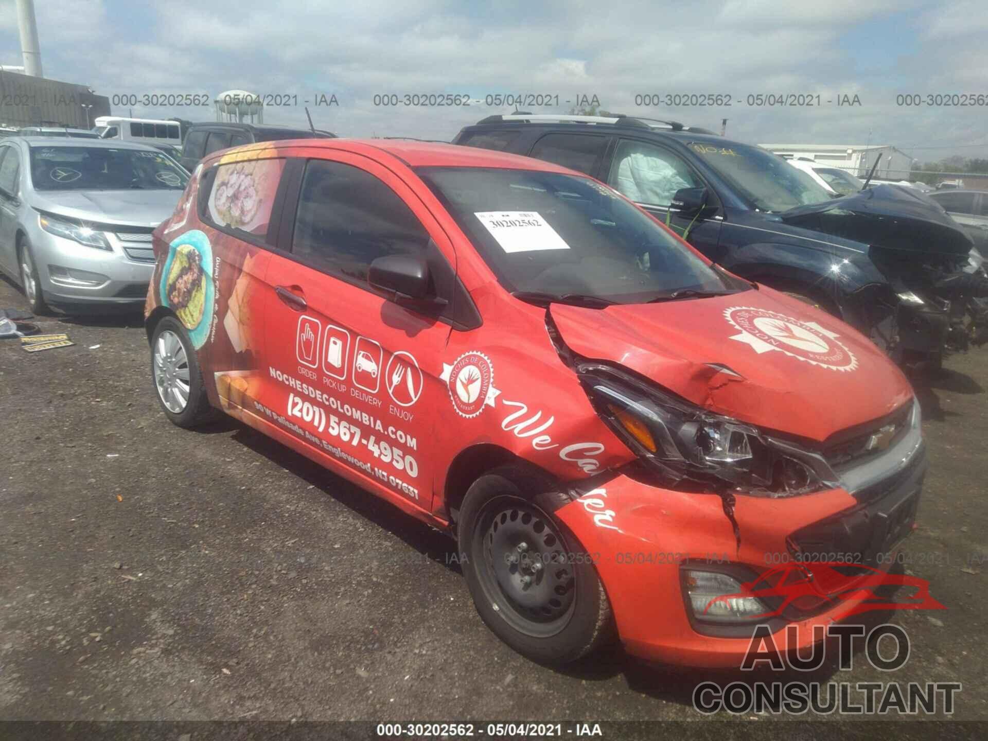 CHEVROLET SPARK 2019 - KL8CB6SA5KC728634
