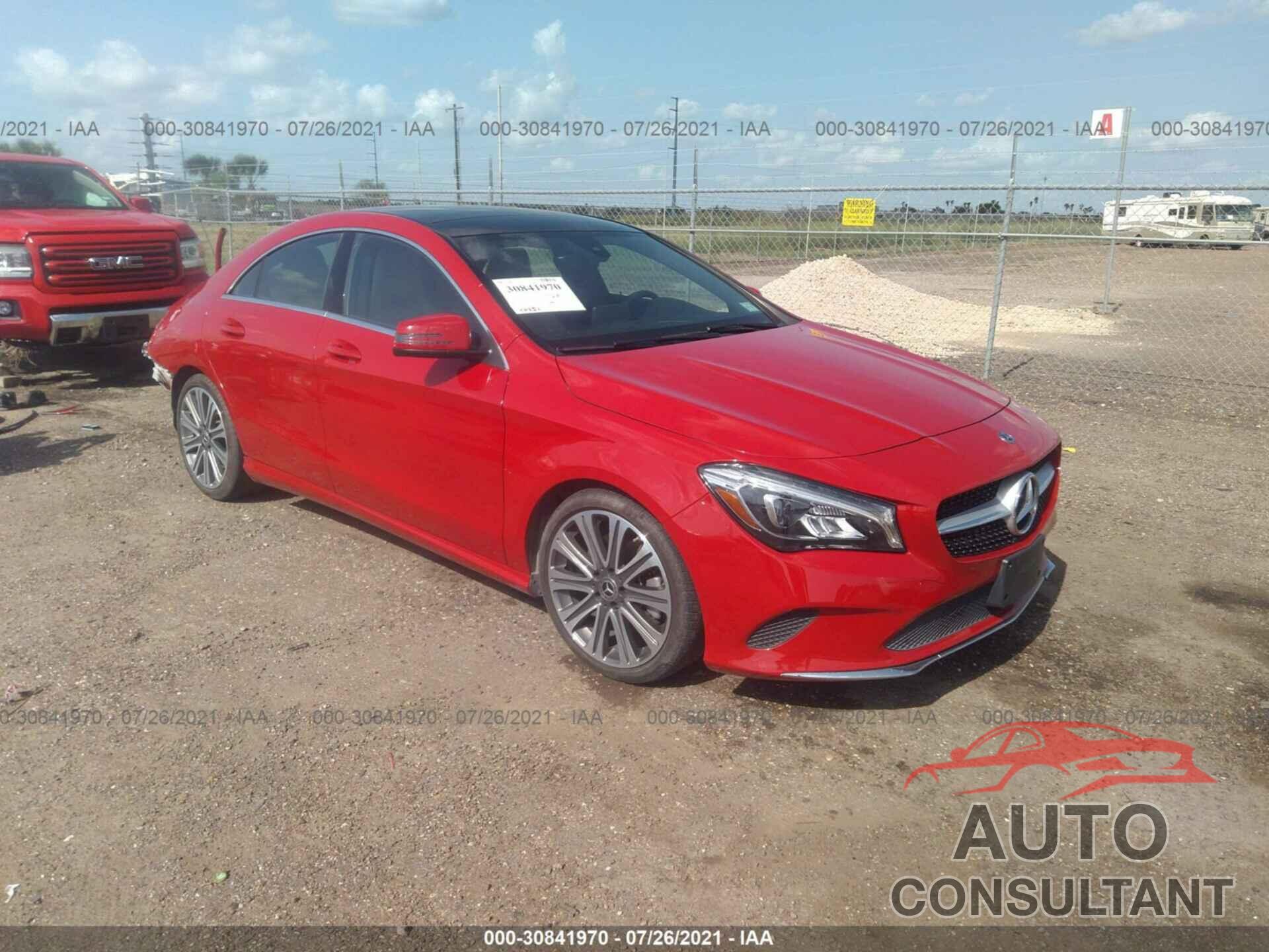 MERCEDES-BENZ CLA 2018 - WDDSJ4EB9JN610531