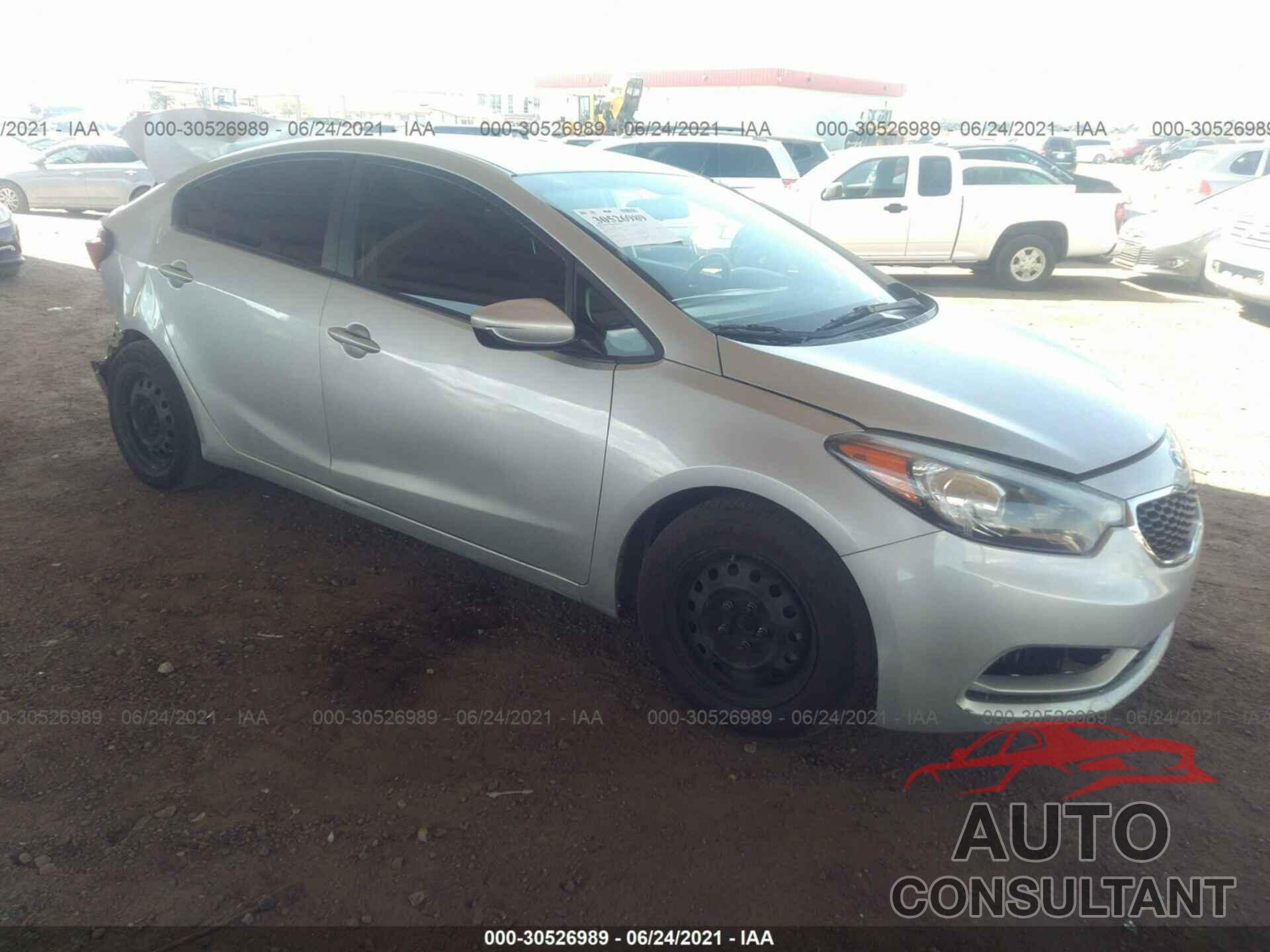 KIA FORTE 2016 - KNAFK4A60G5559492