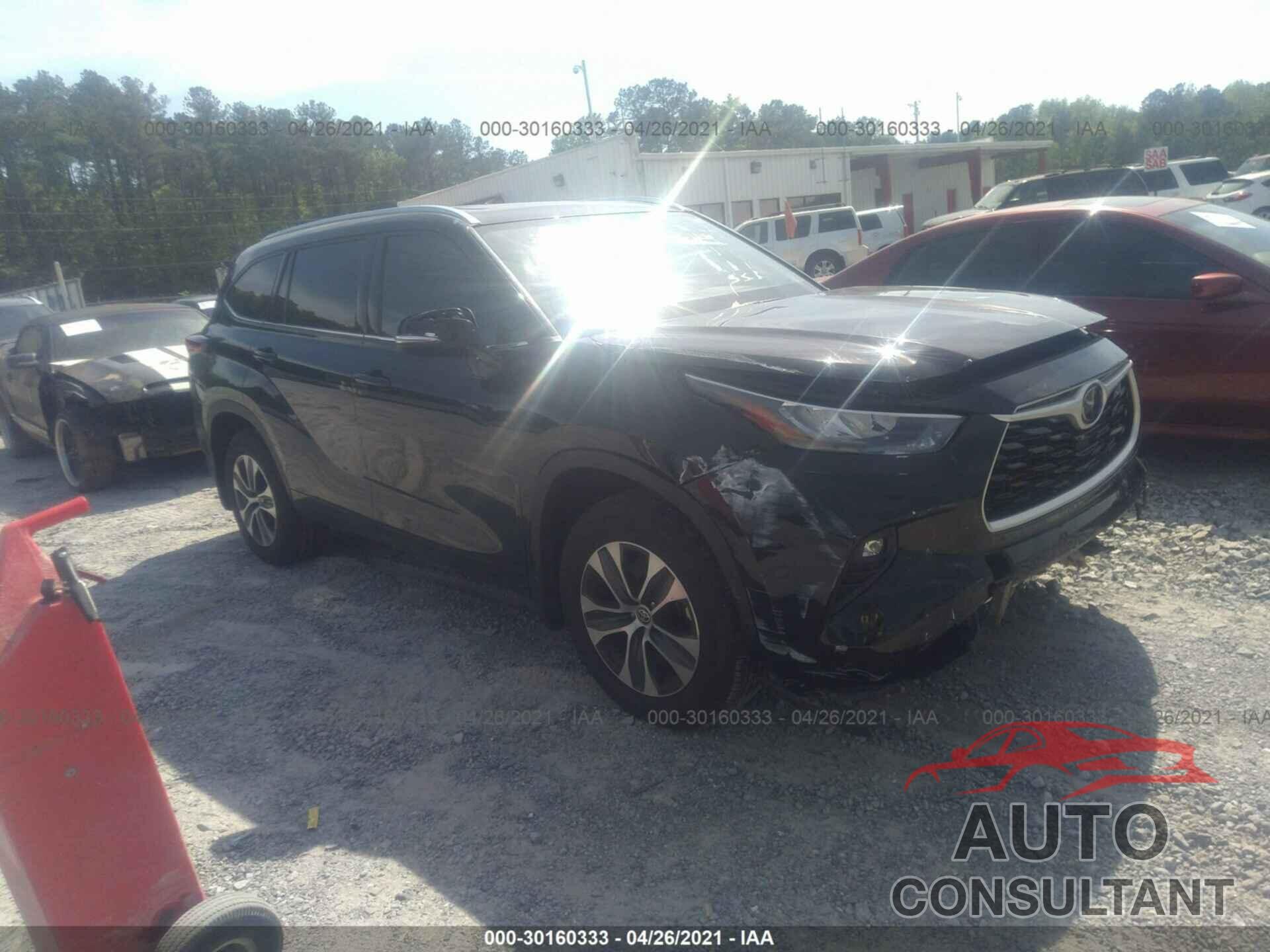 TOYOTA HIGHLANDER 2020 - 5TDGZRBH0LS512676