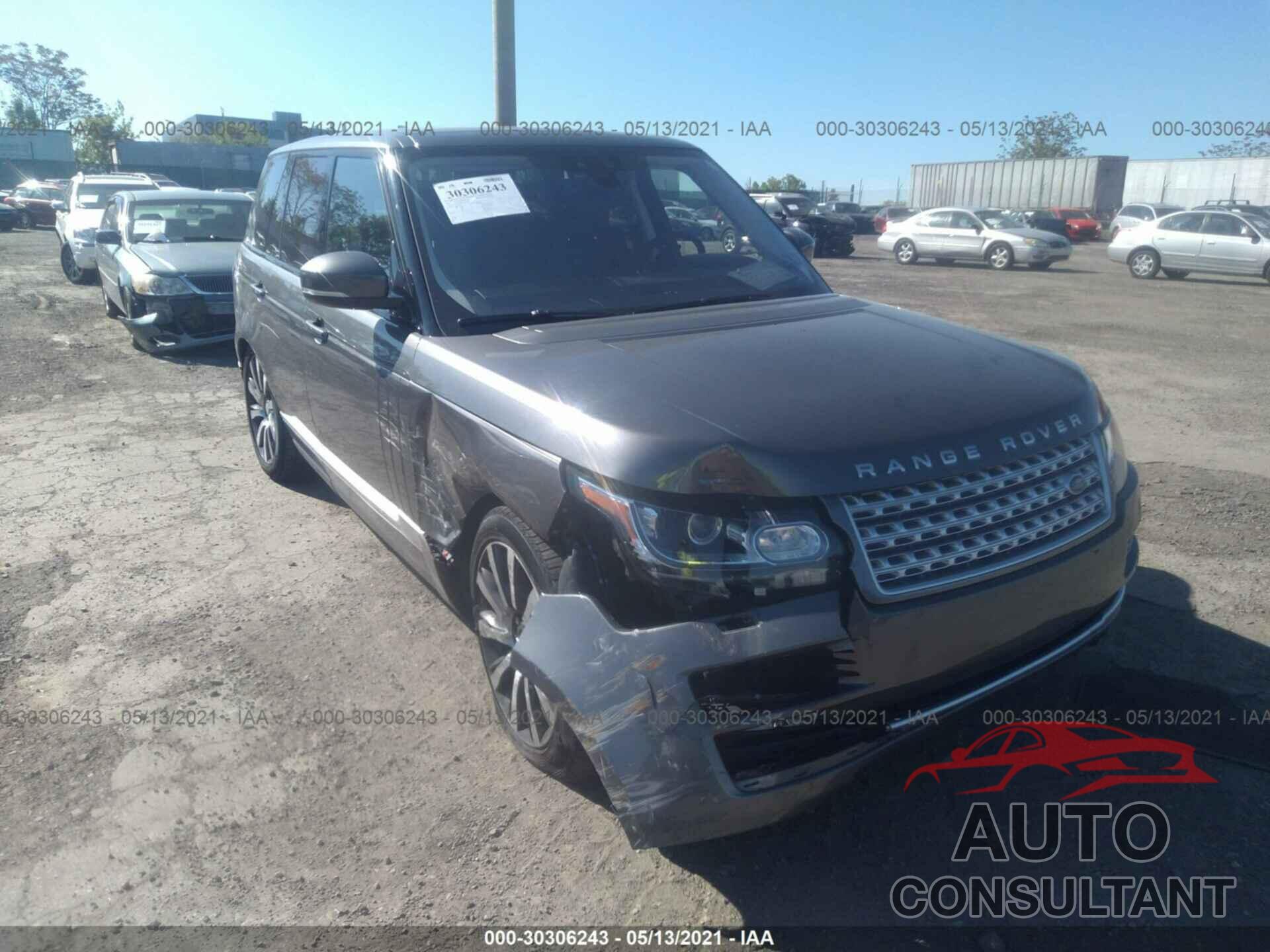 LAND ROVER RANGE ROVER 2017 - SALGS2FEXHA323865