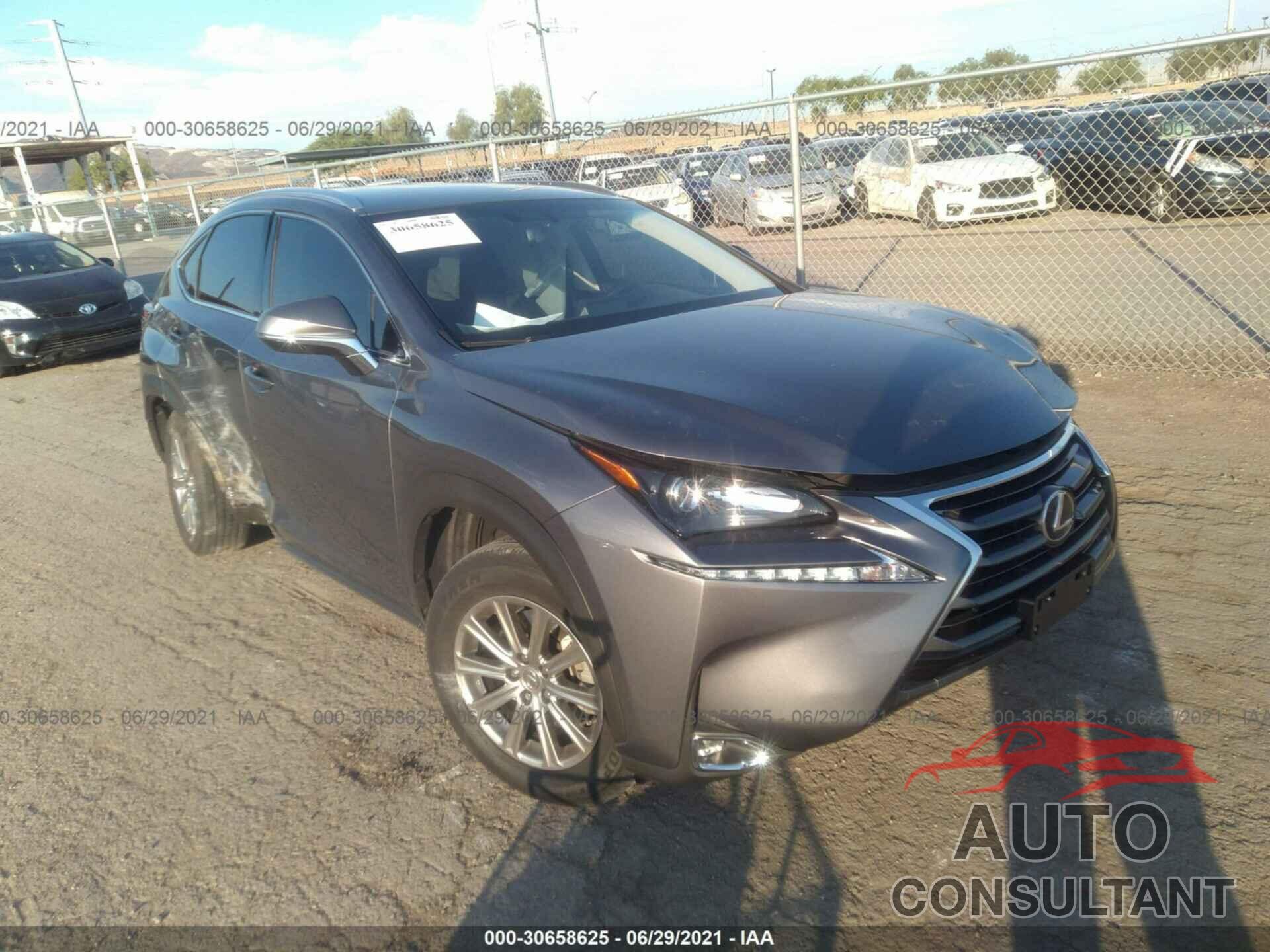 LEXUS NX 2017 - JTJBJRBZ1H2069377