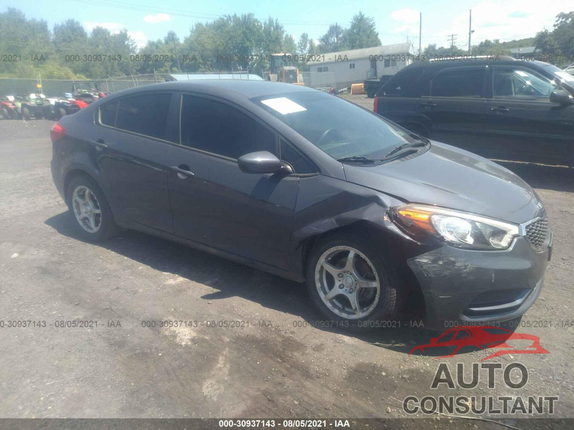 KIA FORTE 2016 - KNAFK4A60G5542420