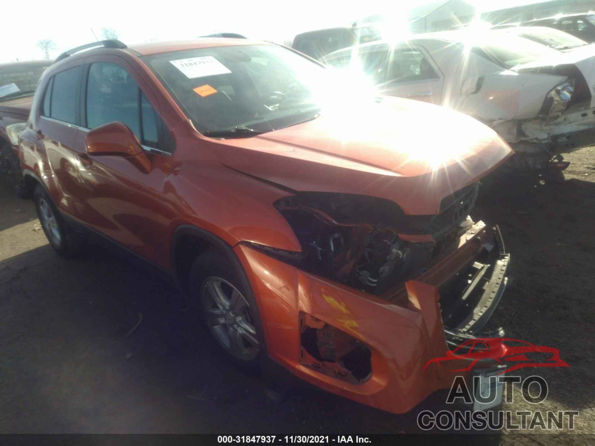 CHEVROLET TRAX 2015 - KL7CJLSB5FB189894