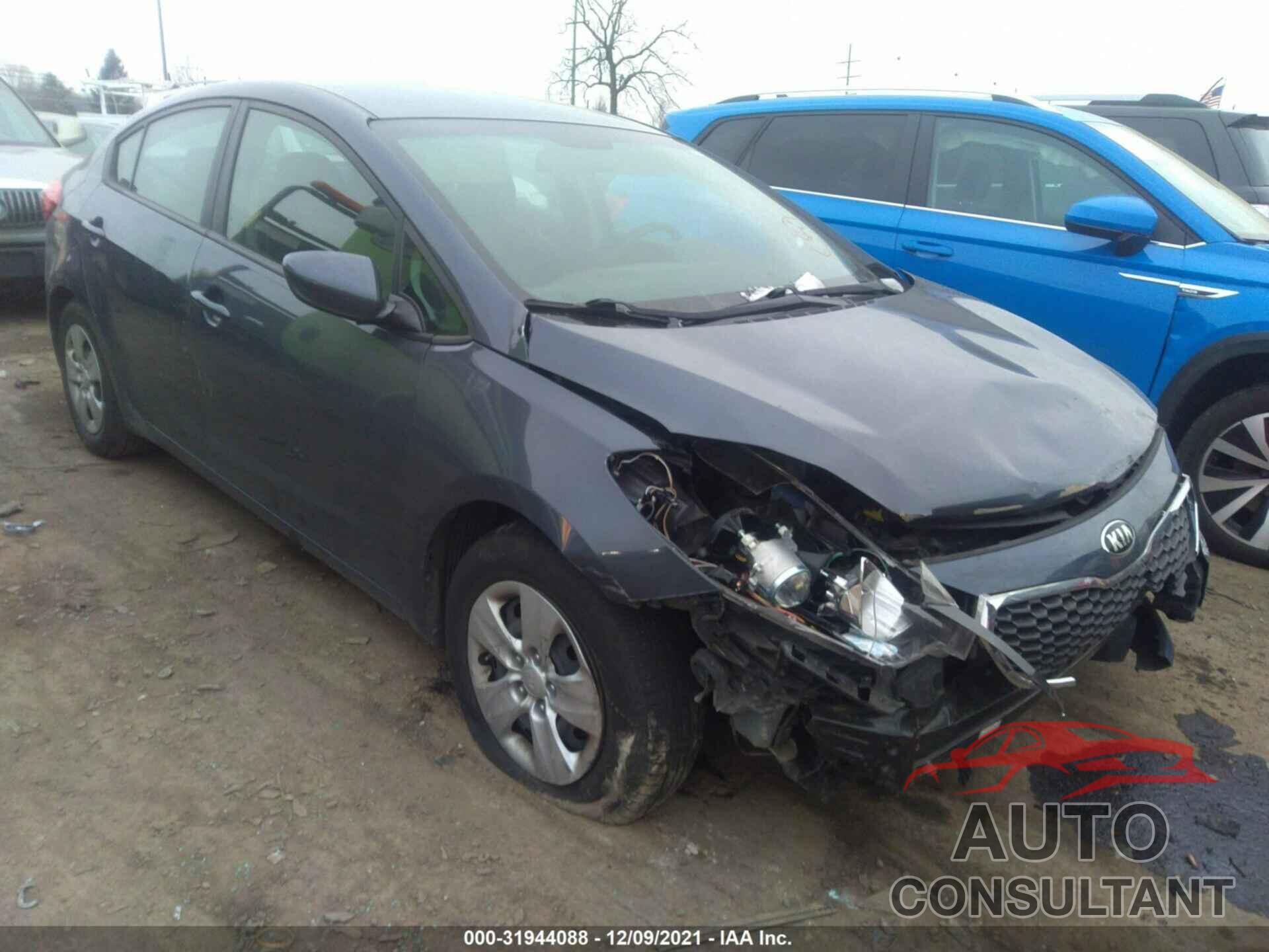 KIA FORTE 2016 - KNAFK4A66G5567080