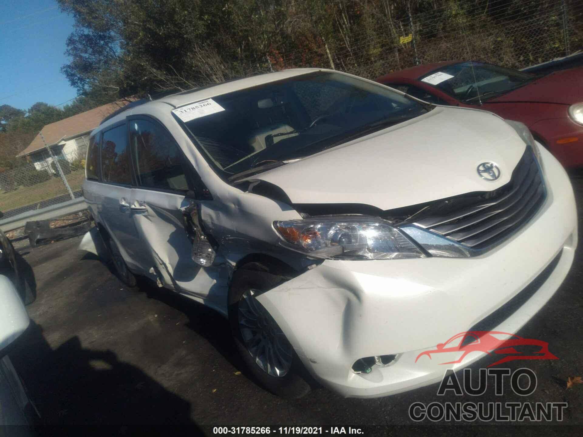 TOYOTA SIENNA 2016 - 5TDYK3DC3GS732231