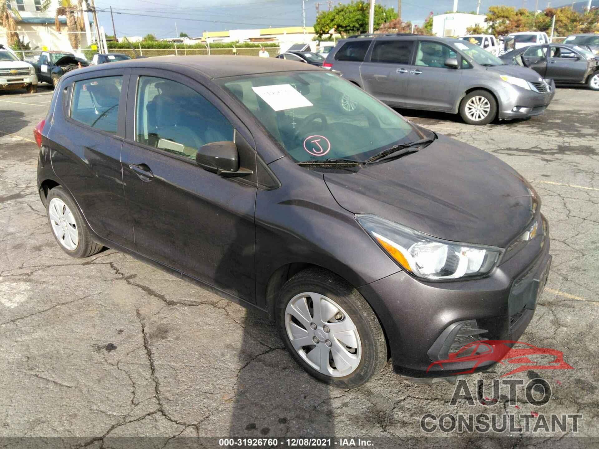 CHEVROLET SPARK 2016 - KL8CB6SA6GC555729