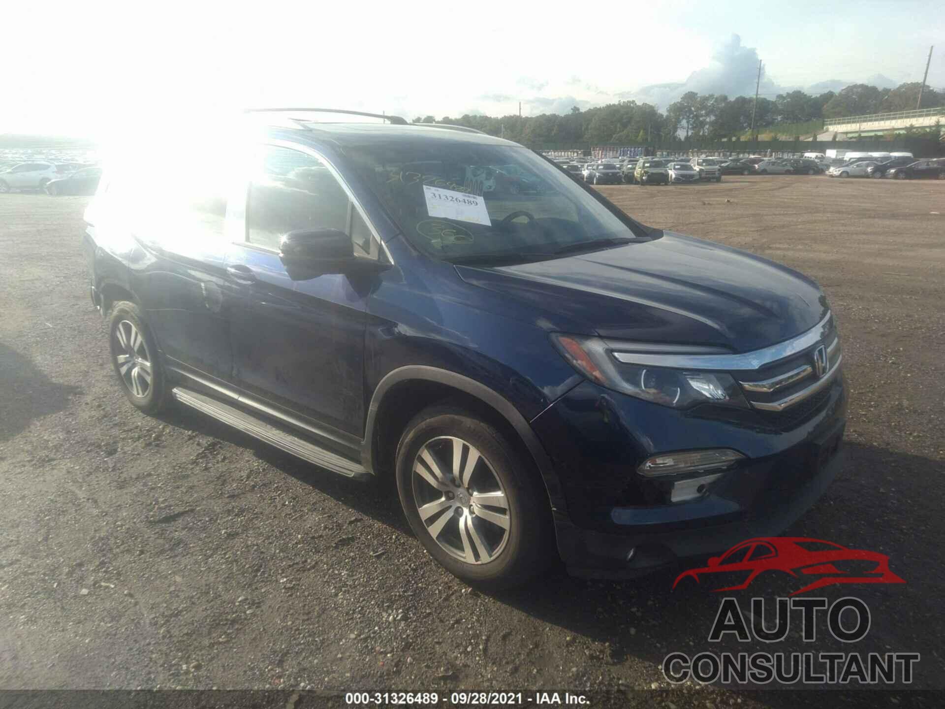 HONDA PILOT 2016 - 5FNYF6H53GB019125