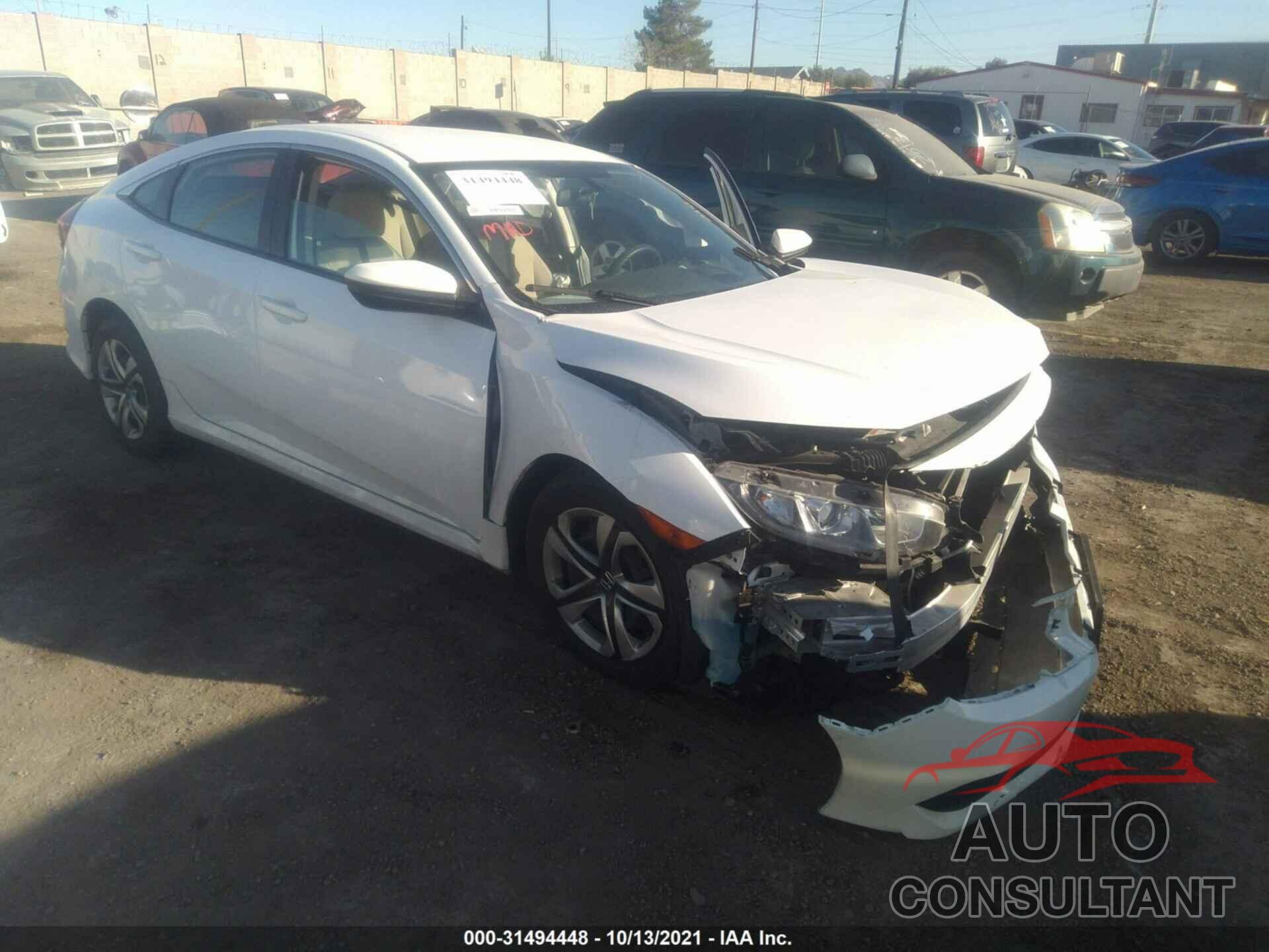 HONDA CIVIC SEDAN 2018 - 2HGFC2F54JH526999