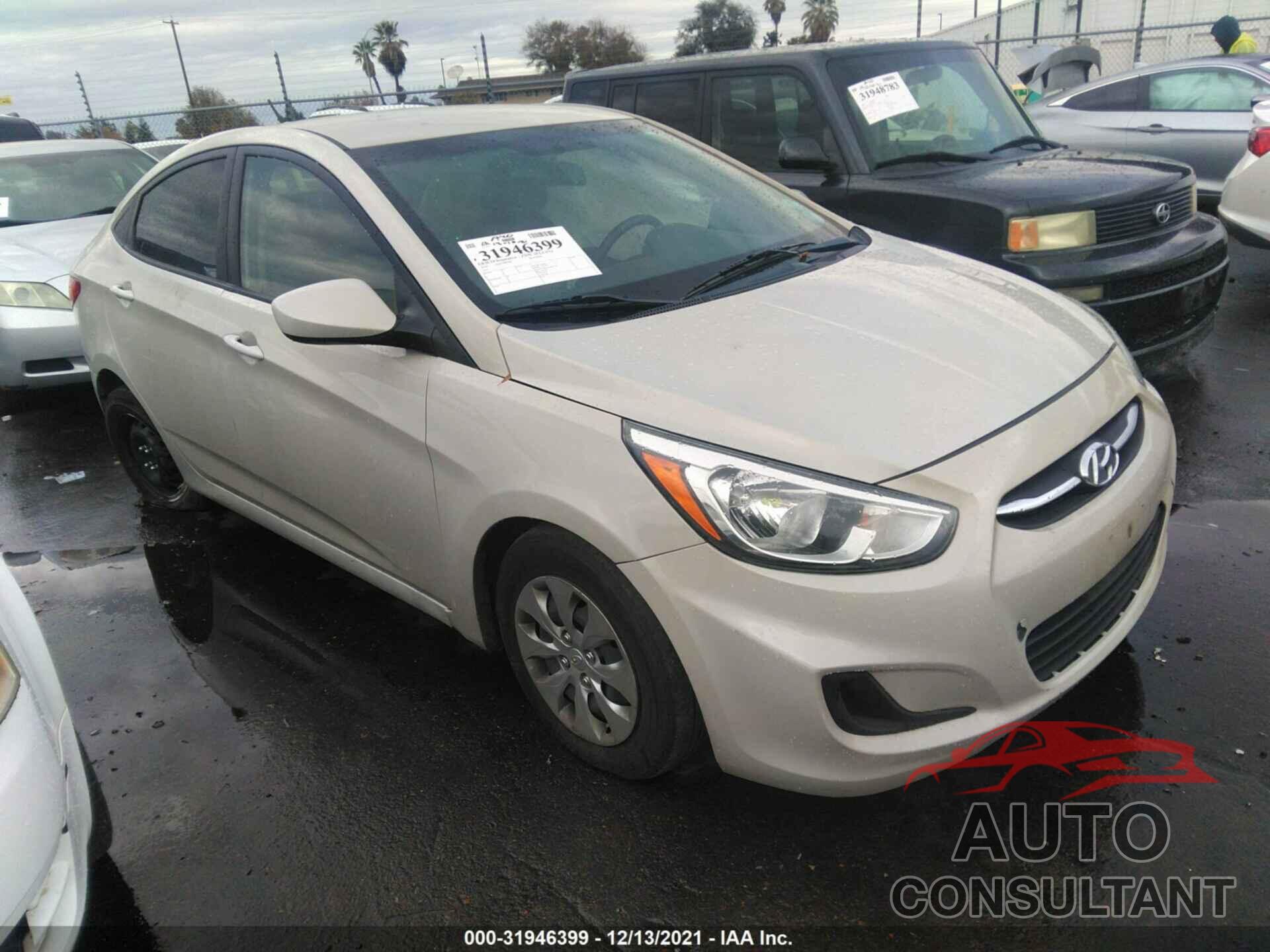 HYUNDAI ACCENT 2016 - KMHCT4AE0GU060543