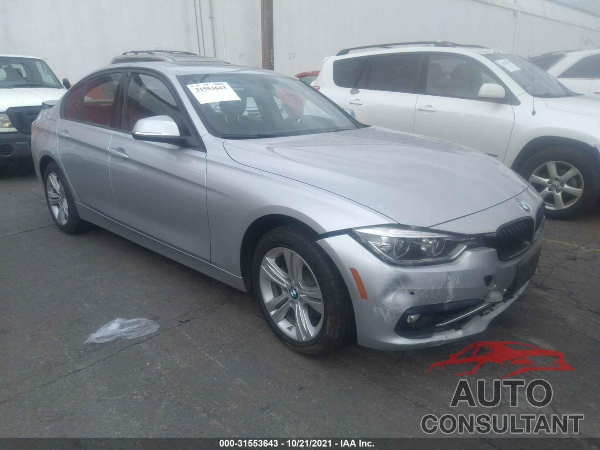 BMW 3 SERIES 2016 - WBA8E3G53GNU38528