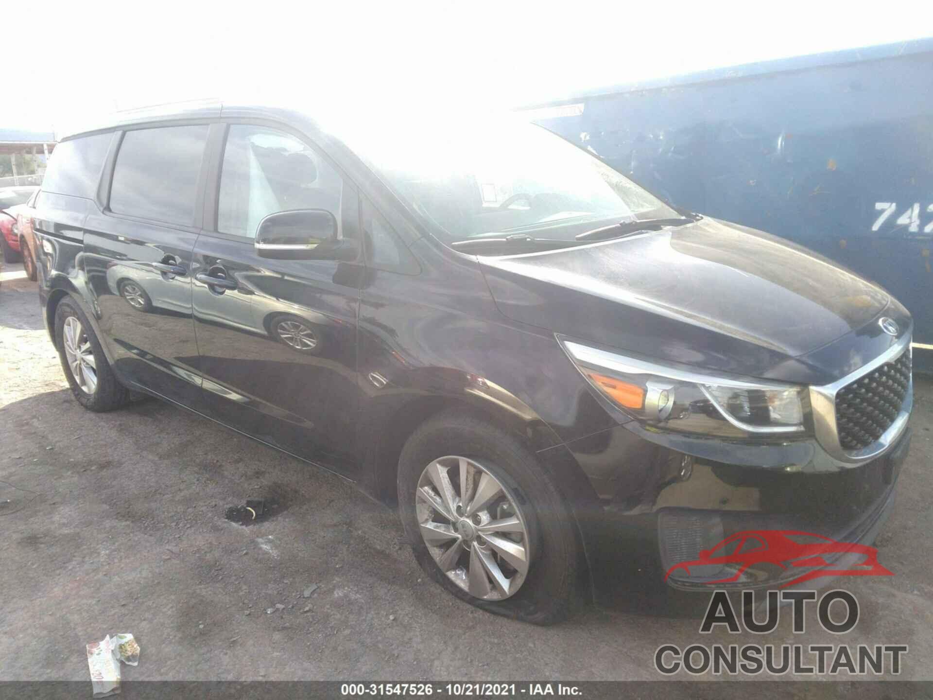 KIA SEDONA 2017 - KNDMB5C16H6313737