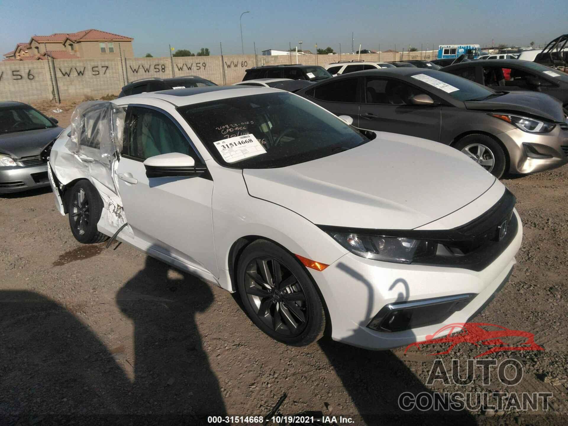 HONDA CIVIC SEDAN 2021 - 19XFC1F35ME006236