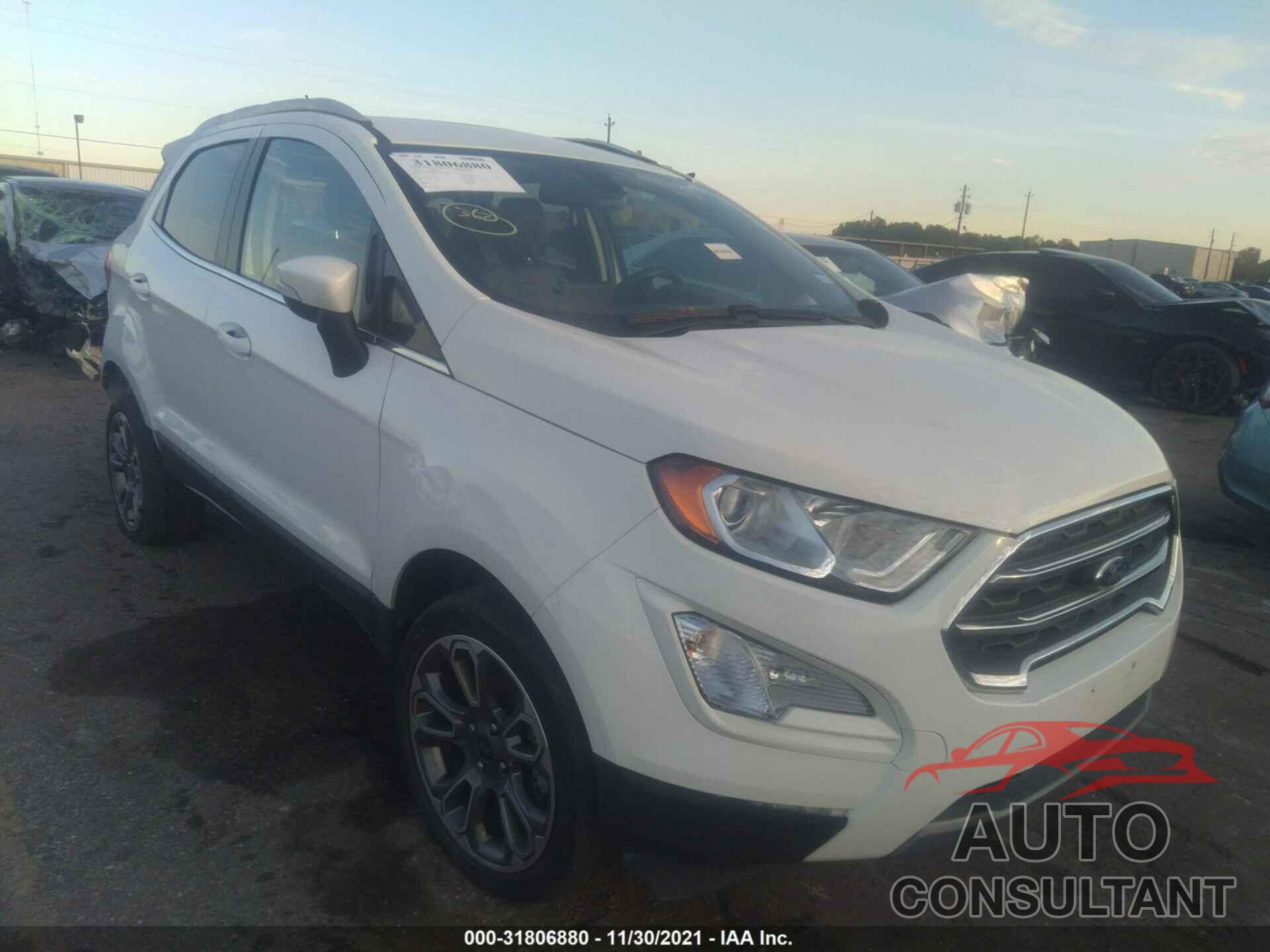 FORD ECOSPORT 2019 - MAJ6S3KL0KC267644