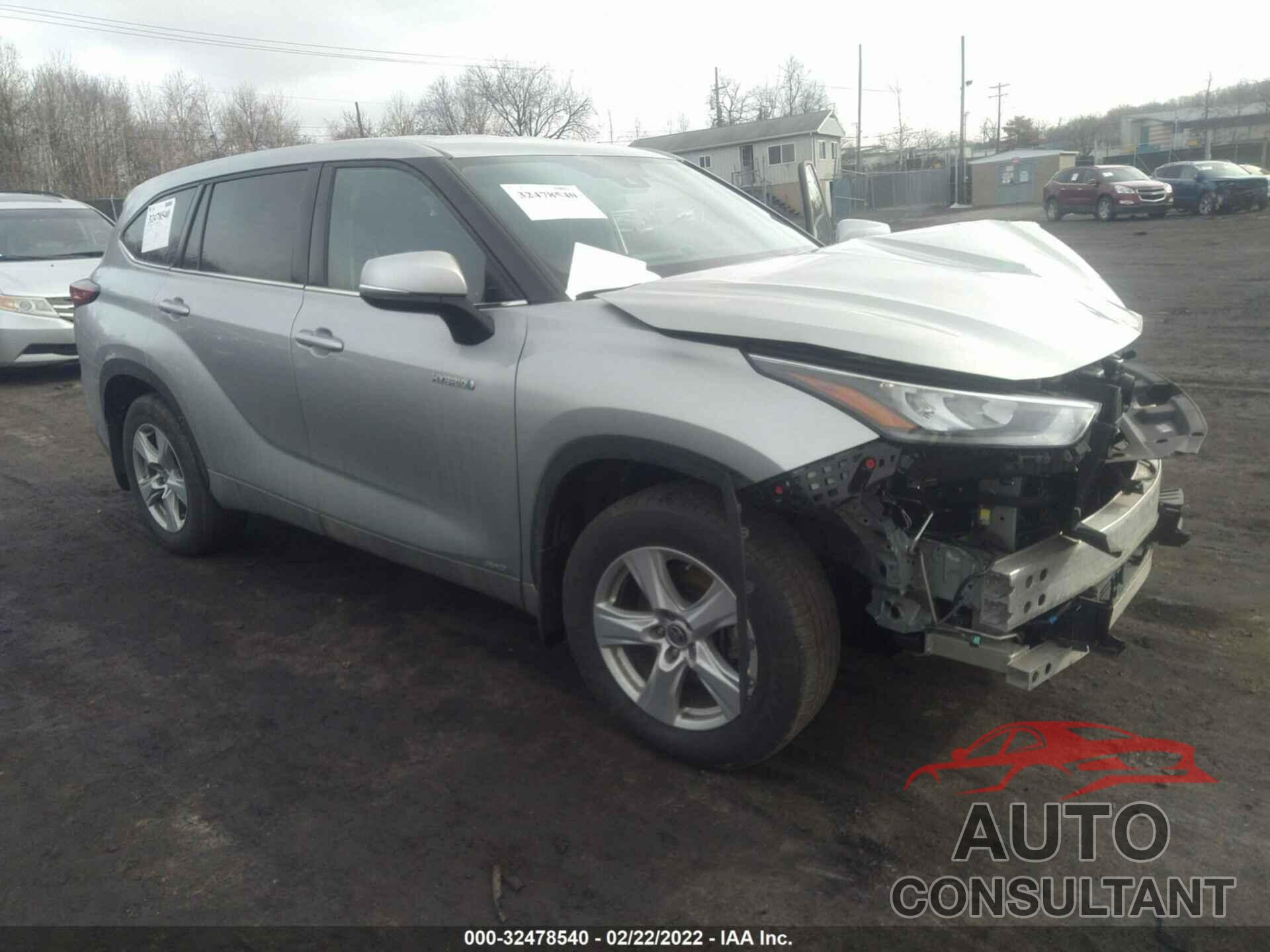 TOYOTA HIGHLANDER 2020 - 5TDBBRCH2LS504656
