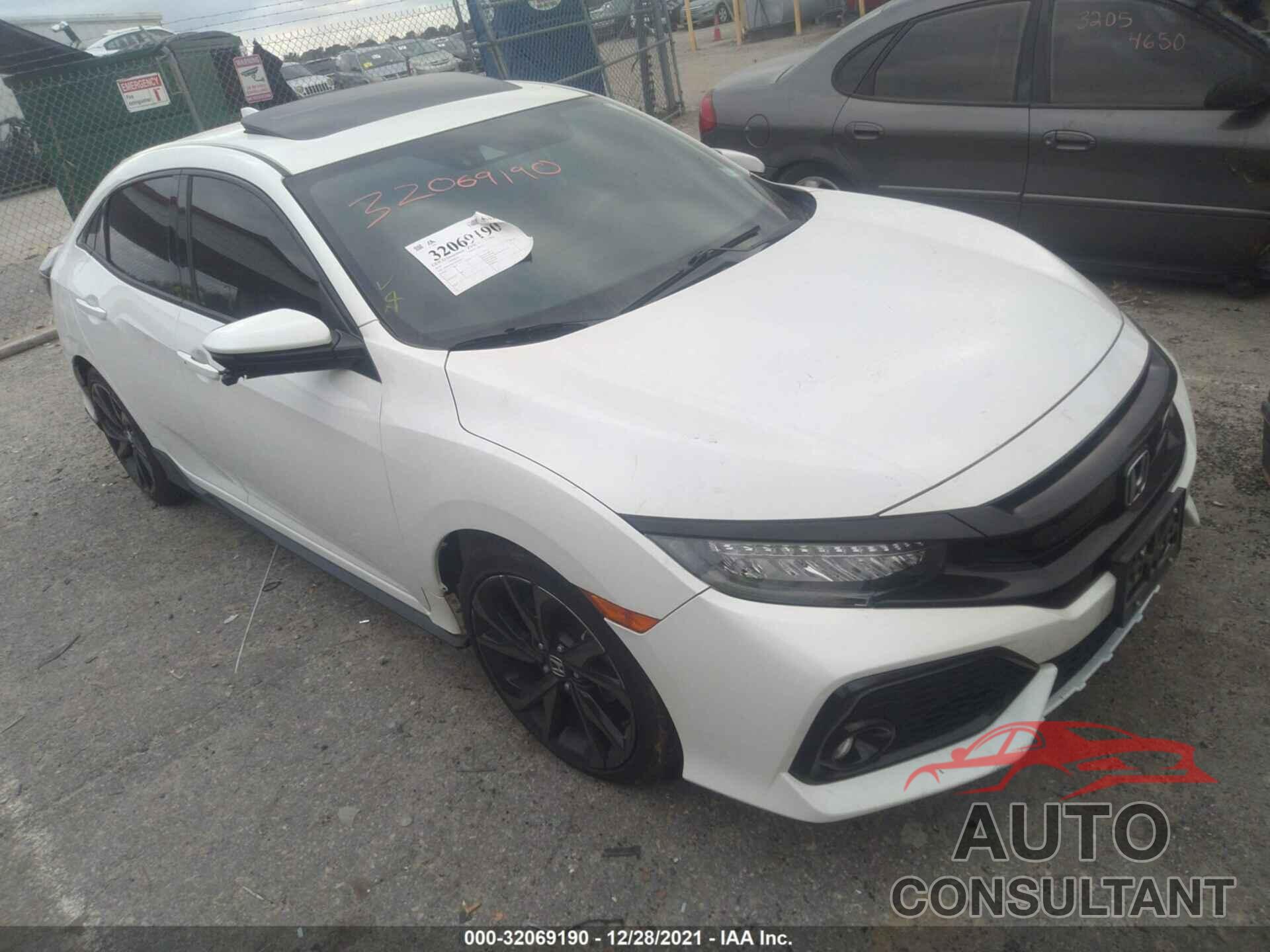 HONDA CIVIC HATCHBACK 2019 - SHHFK7H92KU418823