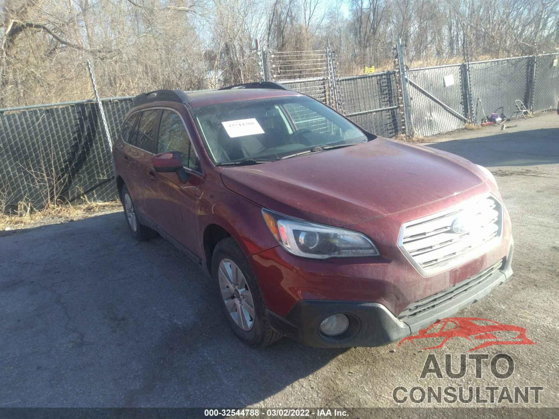 SUBARU OUTBACK 2017 - 4S4BSADCXH3251255