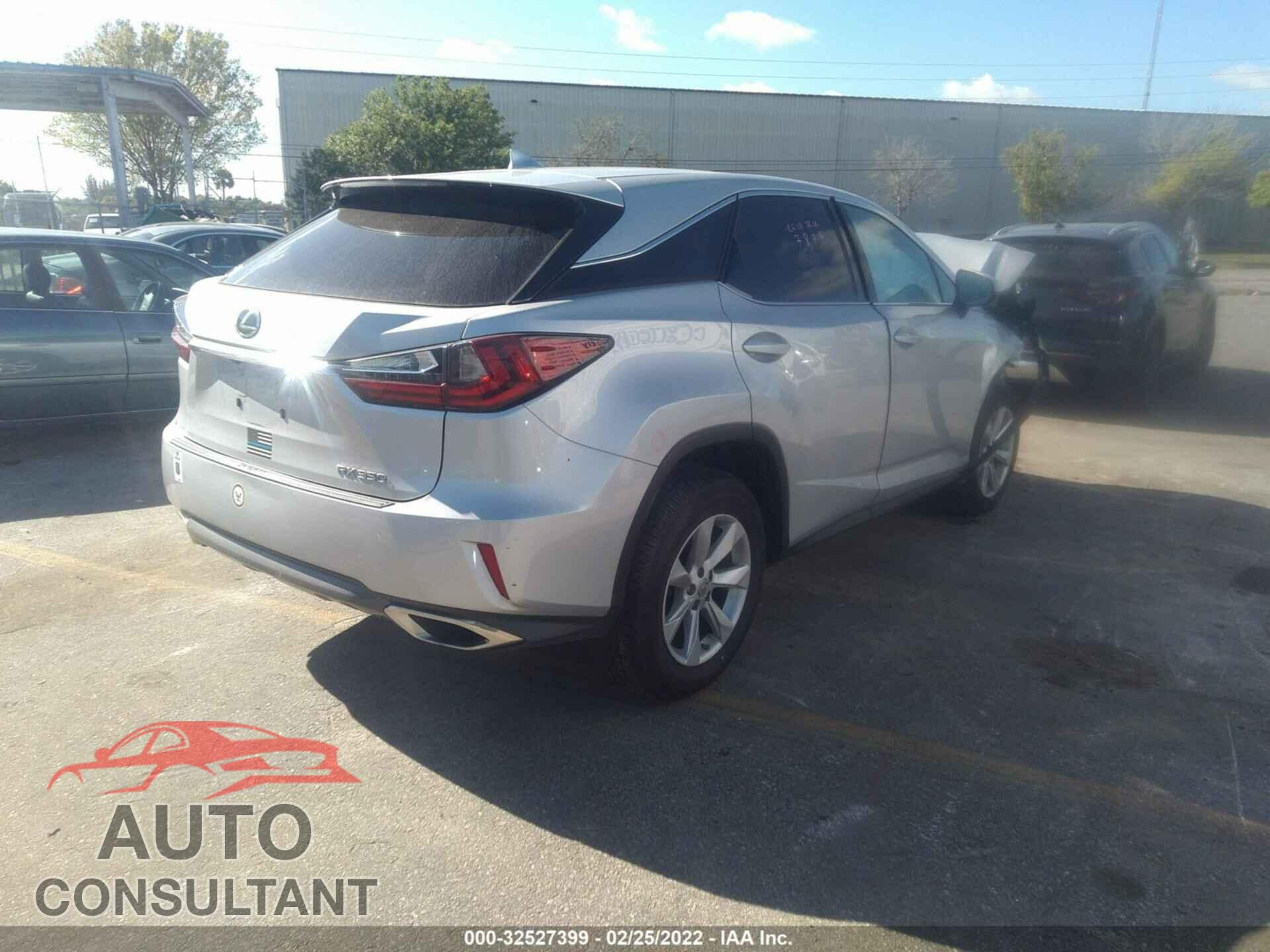 LEXUS RX 2017 - 2T2ZZMCA9HC088214