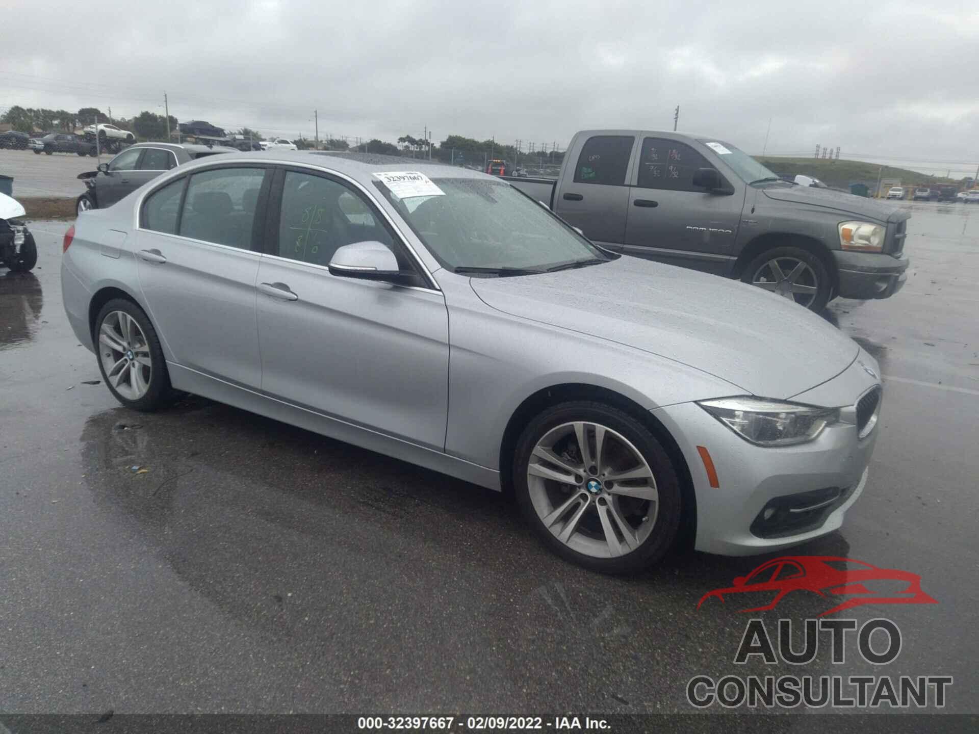 BMW 3 SERIES 2017 - WBA8B9G51HNU49735