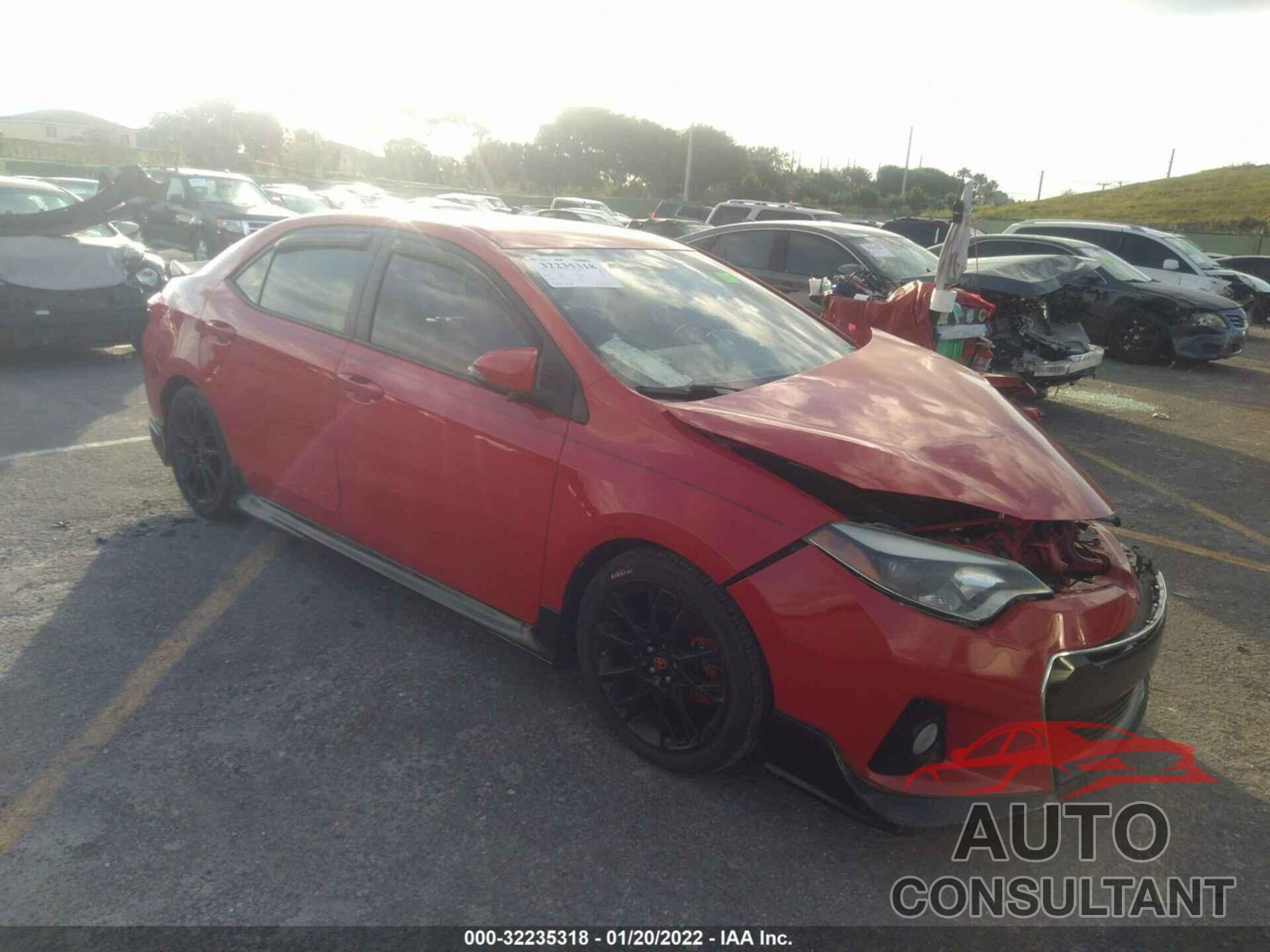 TOYOTA COROLLA 2016 - 2T1BURHE5GC549873