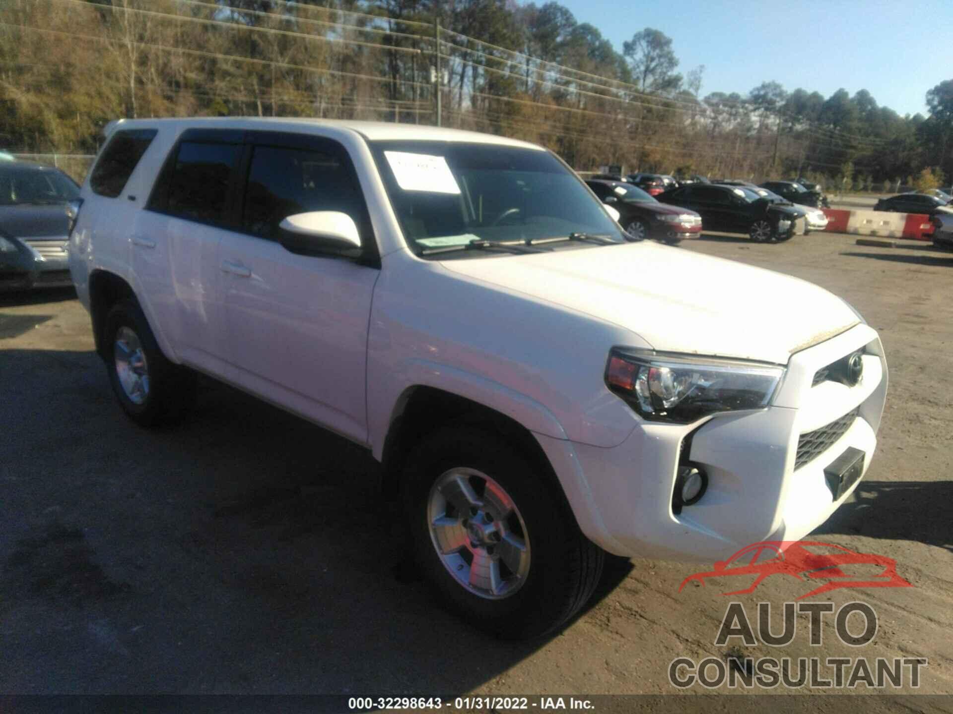 TOYOTA 4RUNNER 2019 - JTEBU5JR9K5634772