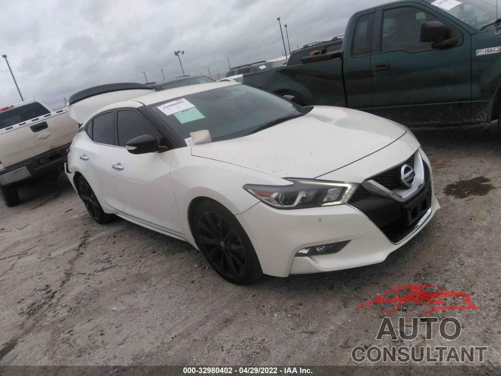 NISSAN MAXIMA 2017 - 1N4AA6APXHC395093