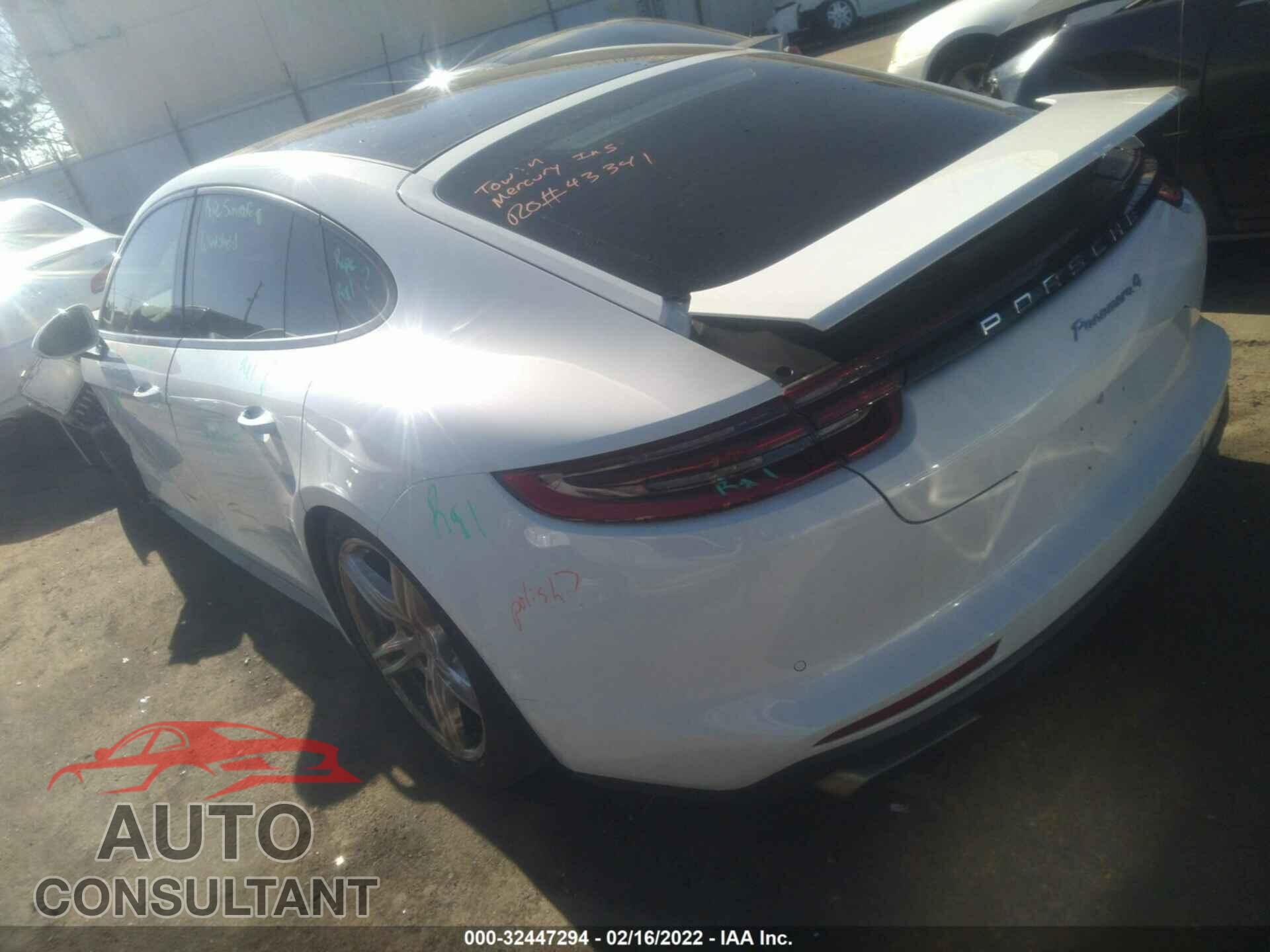 PORSCHE PANAMERA 2017 - WP0AA2A78HL100866
