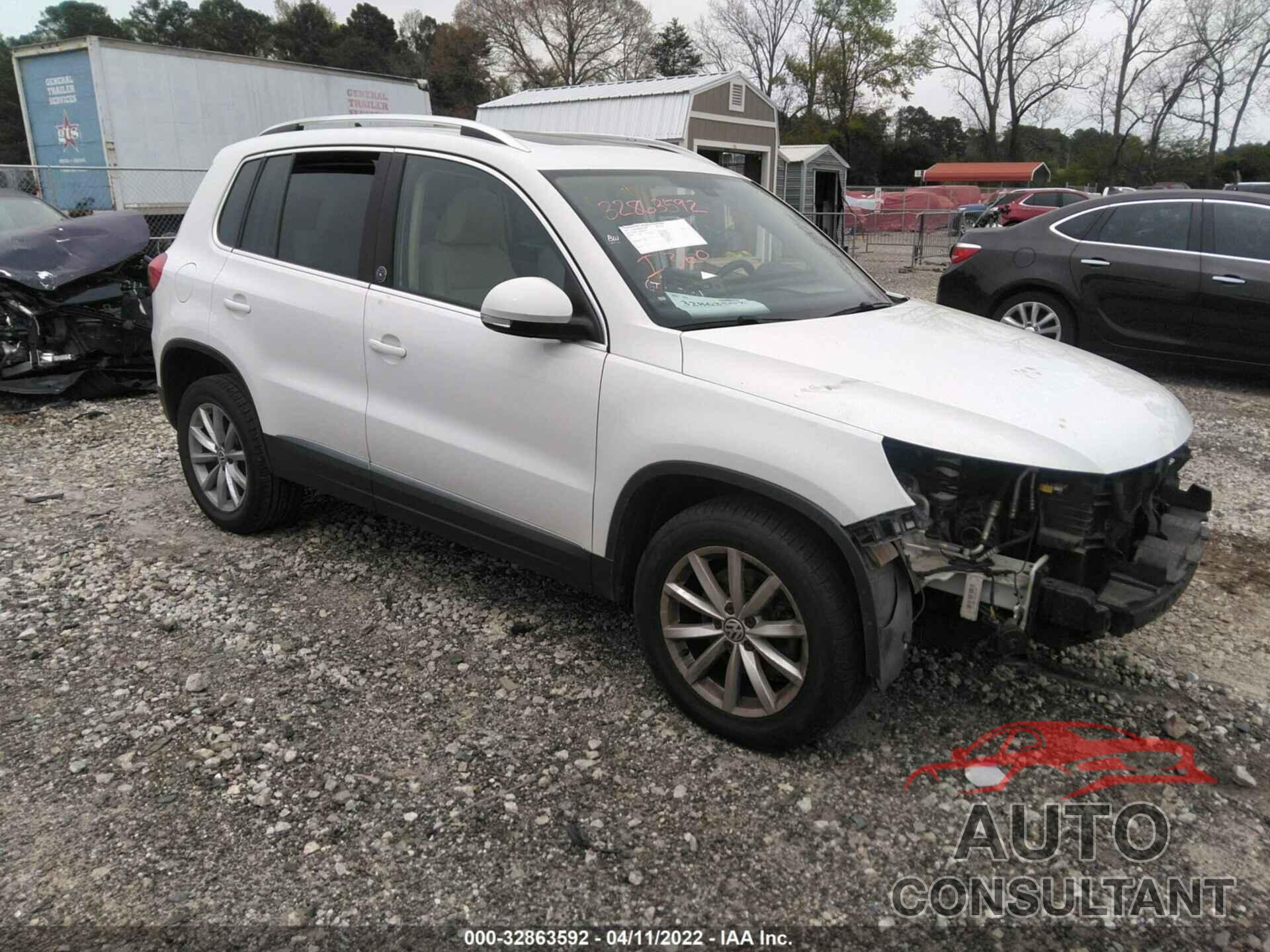 VOLKSWAGEN TIGUAN 2017 - WVGRV7AXXHK021057