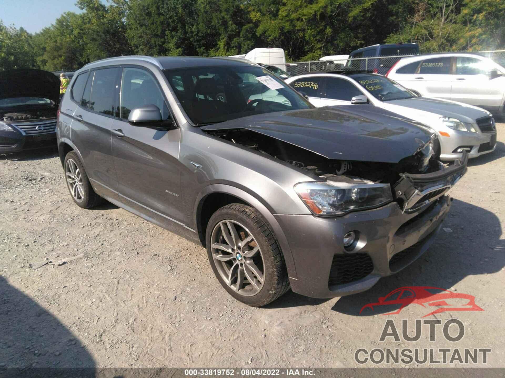 BMW X3 2017 - 5UXWX7C52H0U42665