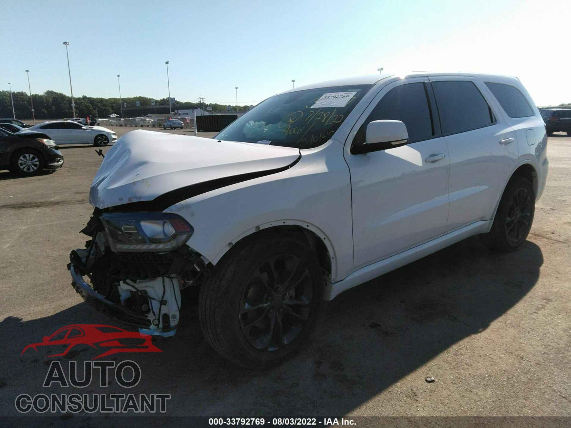 DODGE DURANGO 2019 - 1C4RDHDG1KC647381