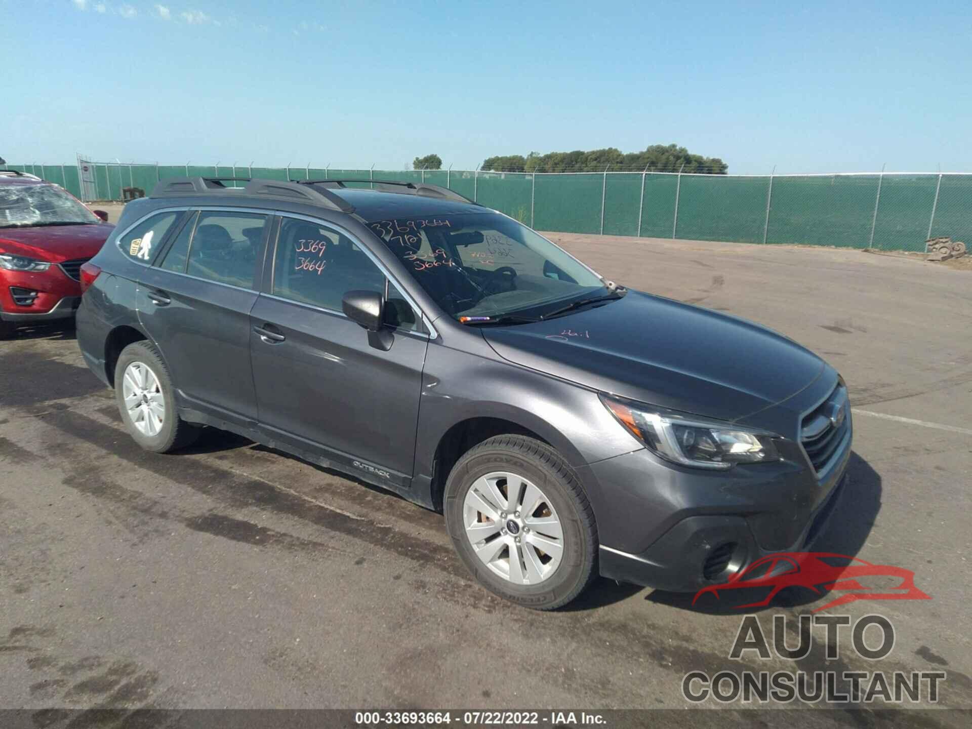 SUBARU OUTBACK 2018 - 4S4BSAAC2J3243032