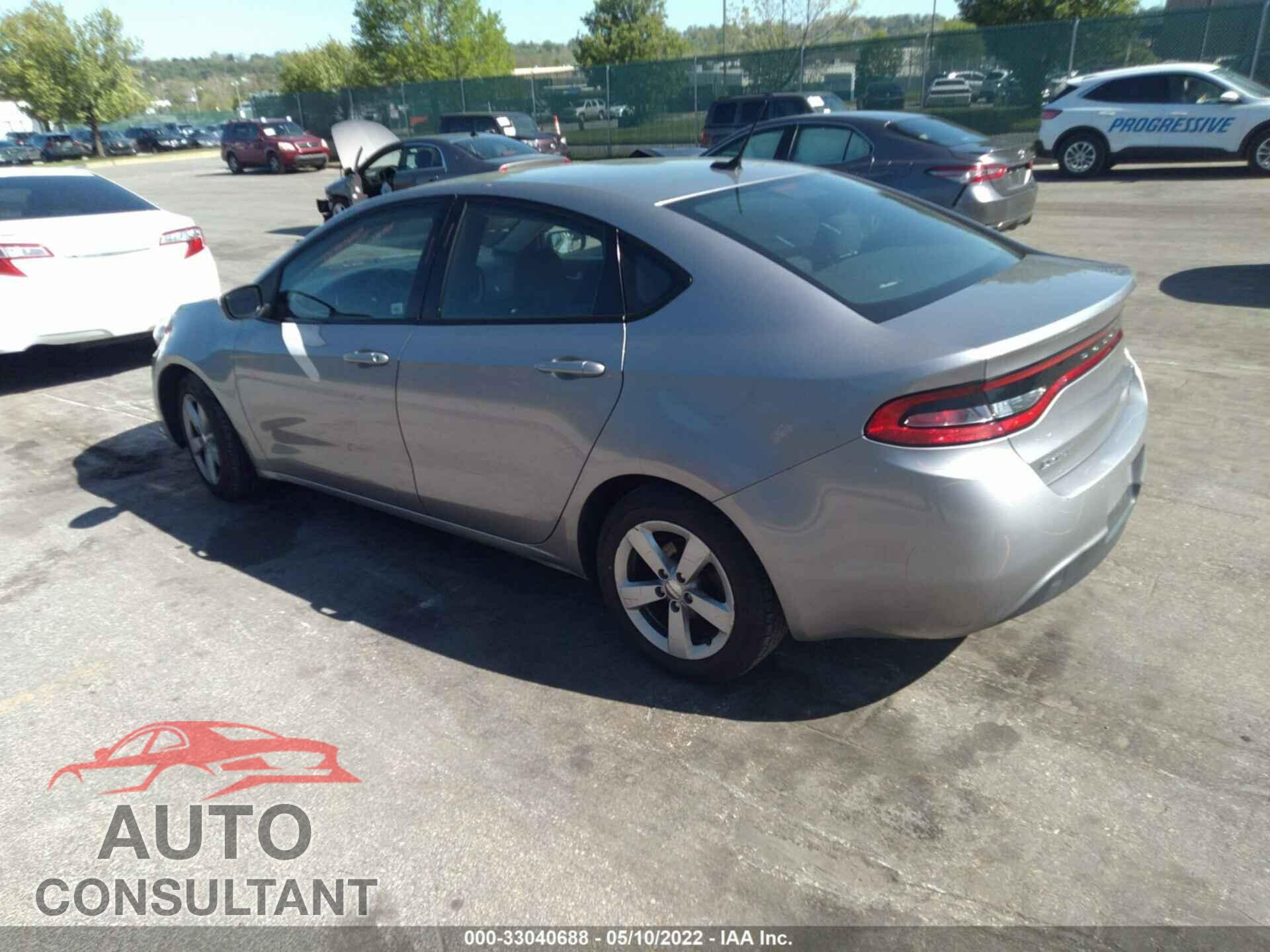 DODGE DART 2016 - 1C3CDFBA9GD623263