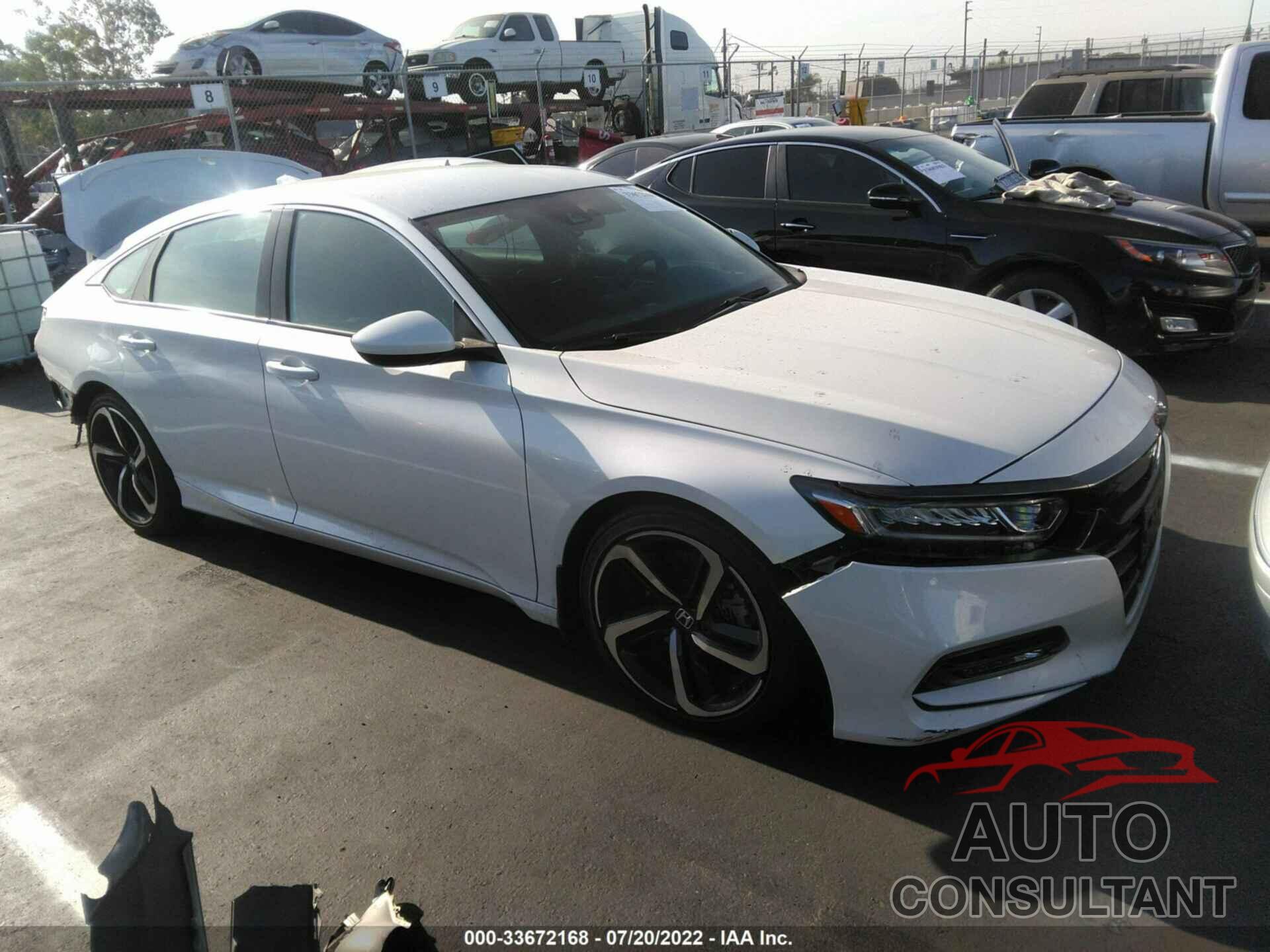 HONDA ACCORD SEDAN 2018 - 1HGCV1F33JA188287