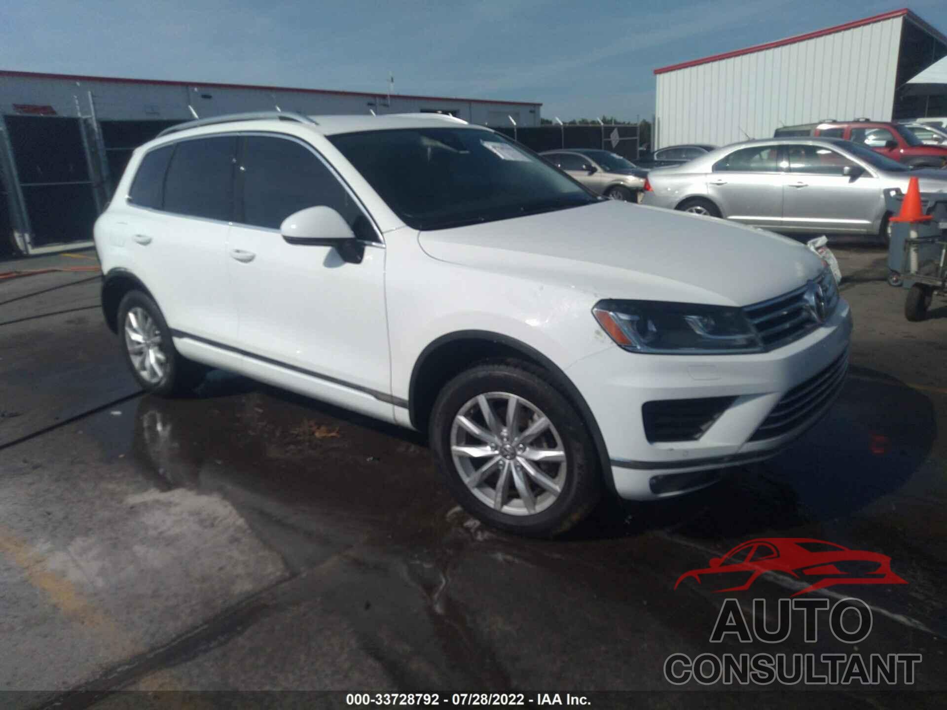 VOLKSWAGEN TOUAREG 2016 - WVGEF9BP5GD006796