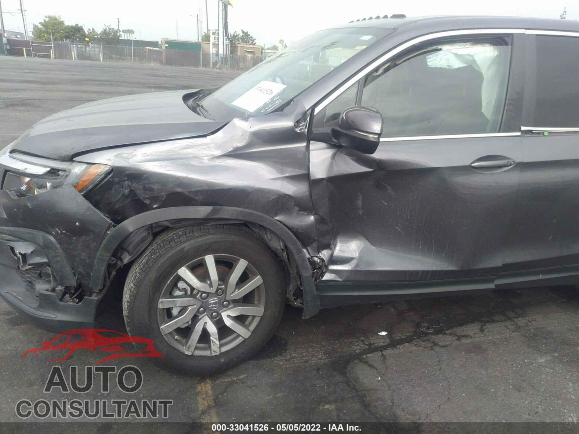 HONDA PILOT 2019 - 5FNYF5H40KB044106