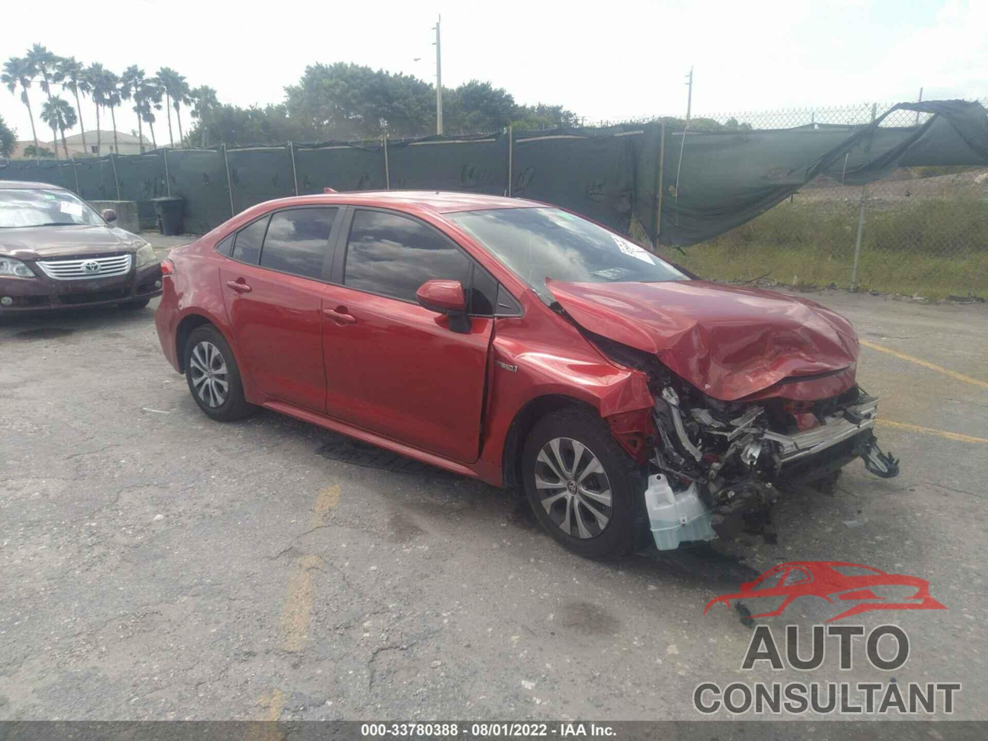 TOYOTA COROLLA 2021 - JTDEAMDE6MJ007888