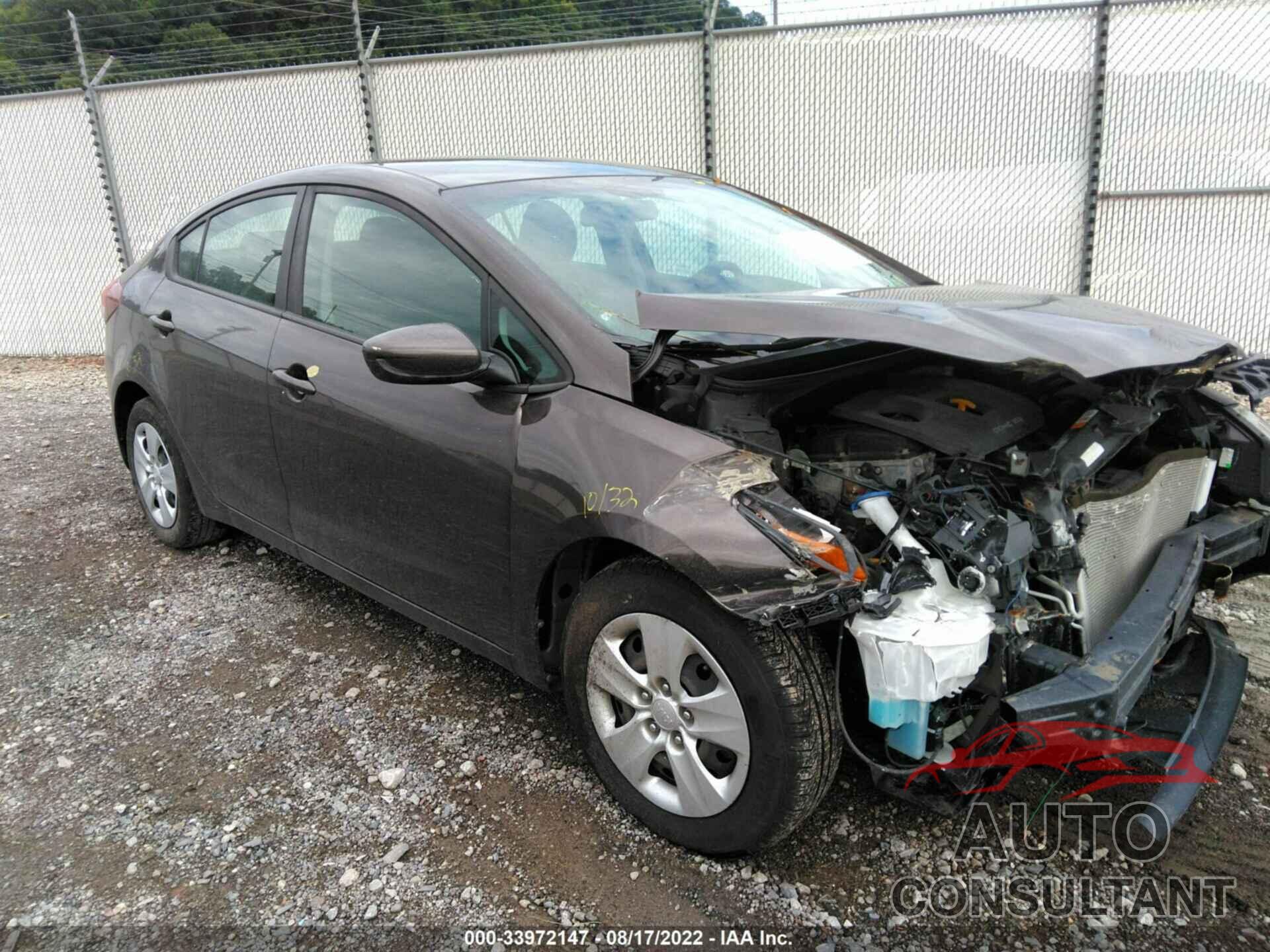 KIA FORTE 2017 - 3KPFK4A79HE110538