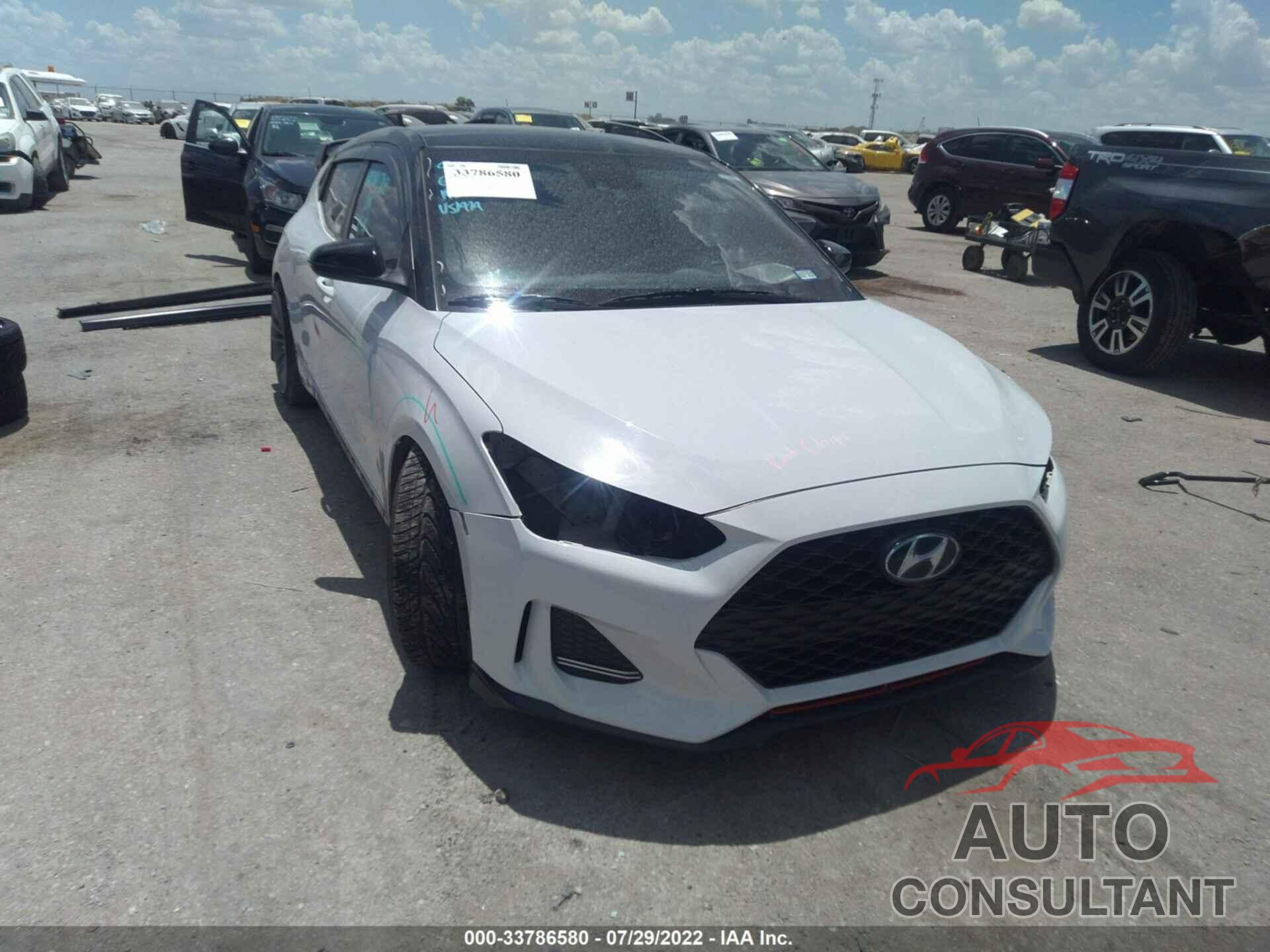 HYUNDAI VELOSTER 2019 - KMHTH6AB1KU004073