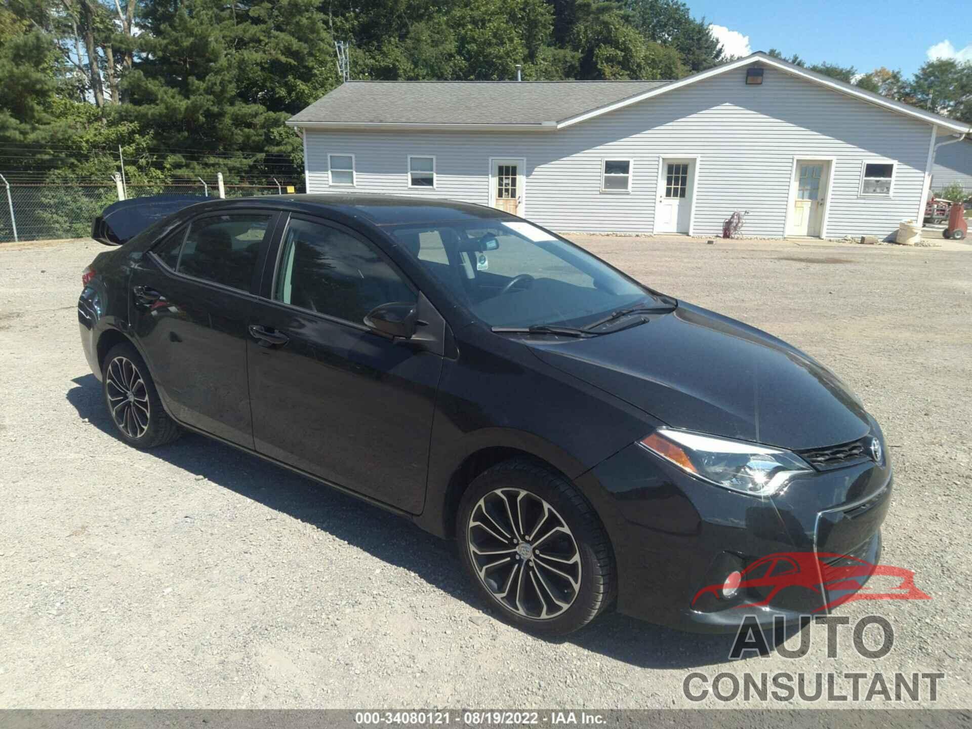 TOYOTA COROLLA 2016 - 2T1BURHE3GC505161