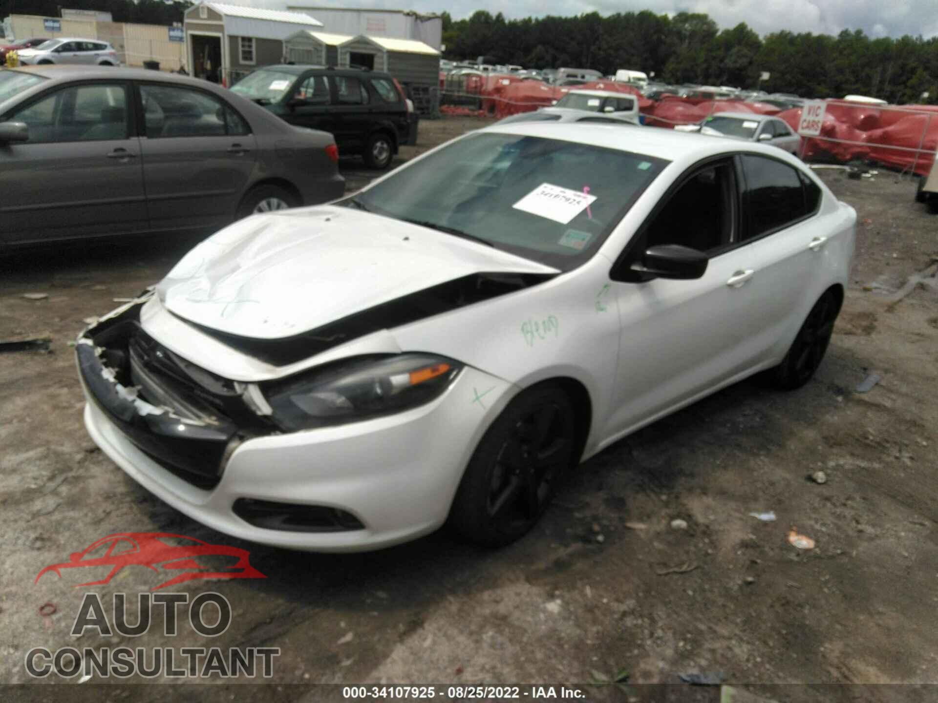 DODGE DART 2016 - 1C3CDFBB5GD624340