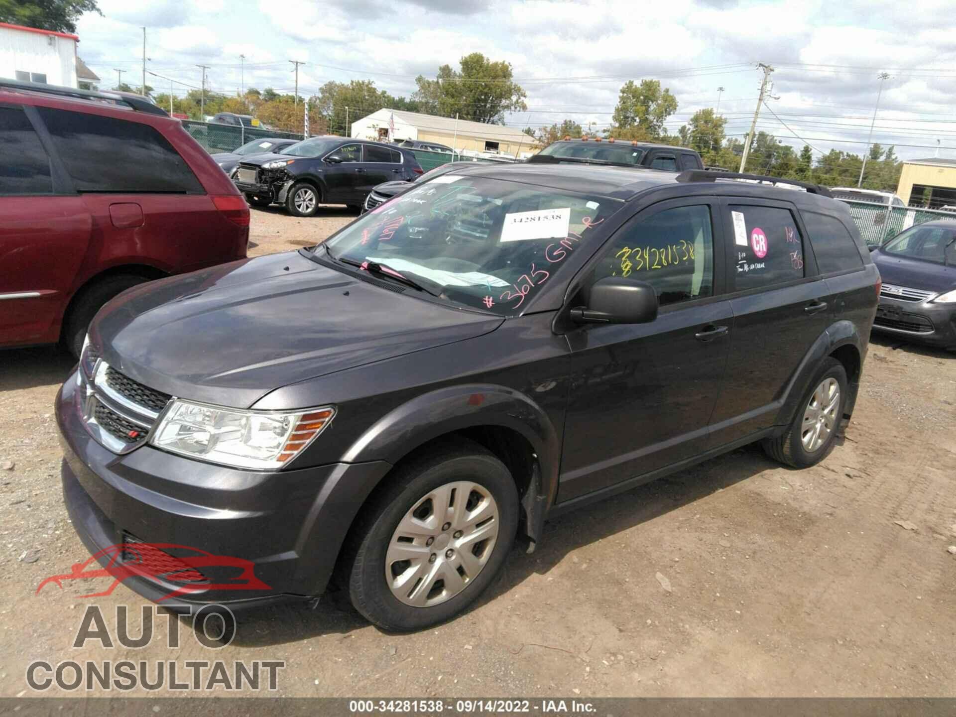 DODGE JOURNEY 2017 - 3C4PDCAB4HT653675